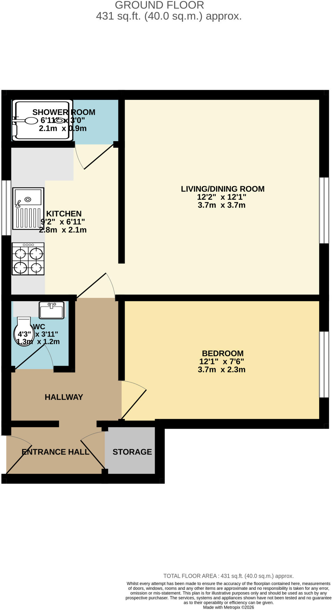 Lake Lock Rd, Stanley, Wakefield, WF3 4HS floorplan
