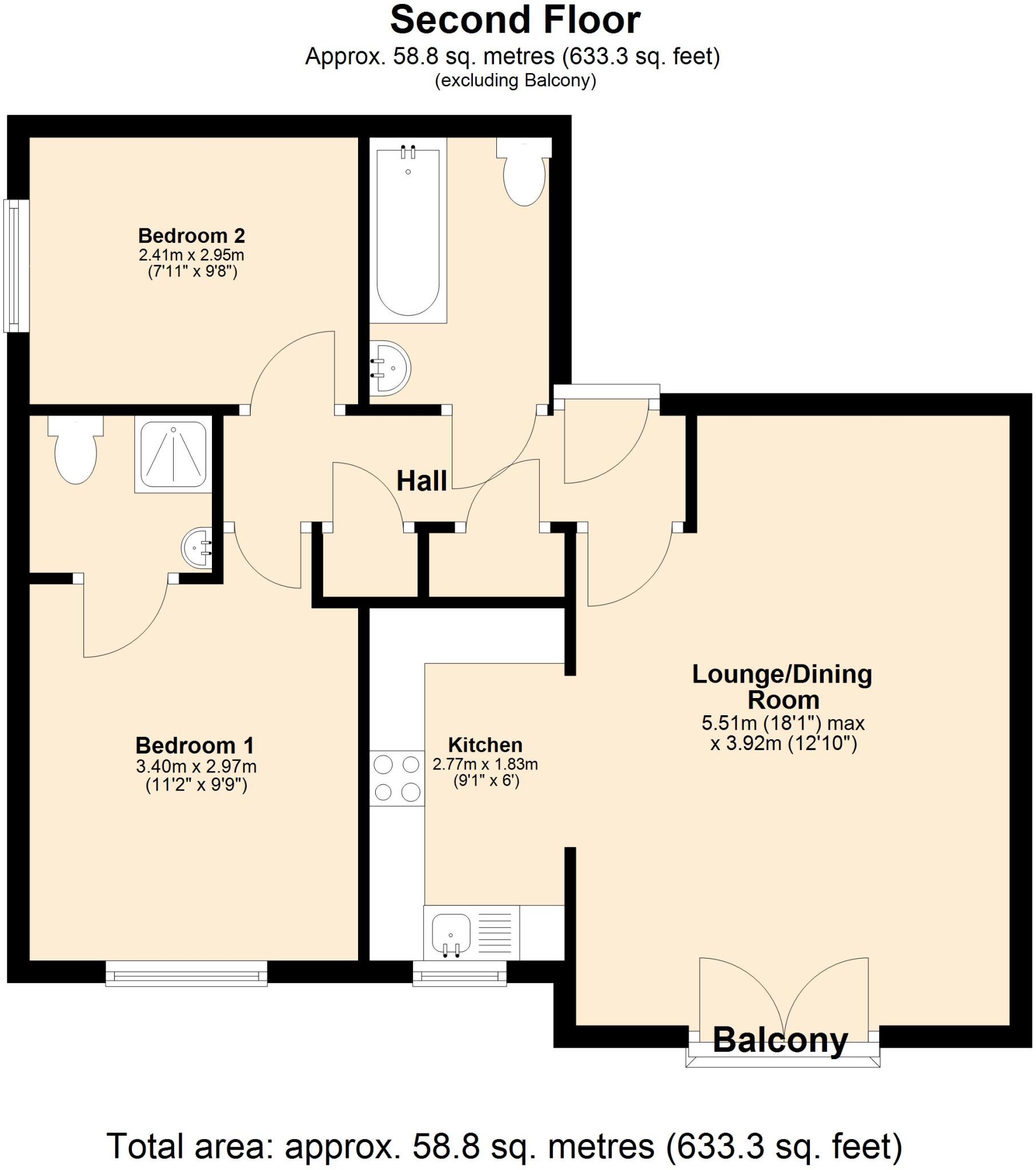 Wherry Close Nash Lane Margate CT9 4BP floorplan