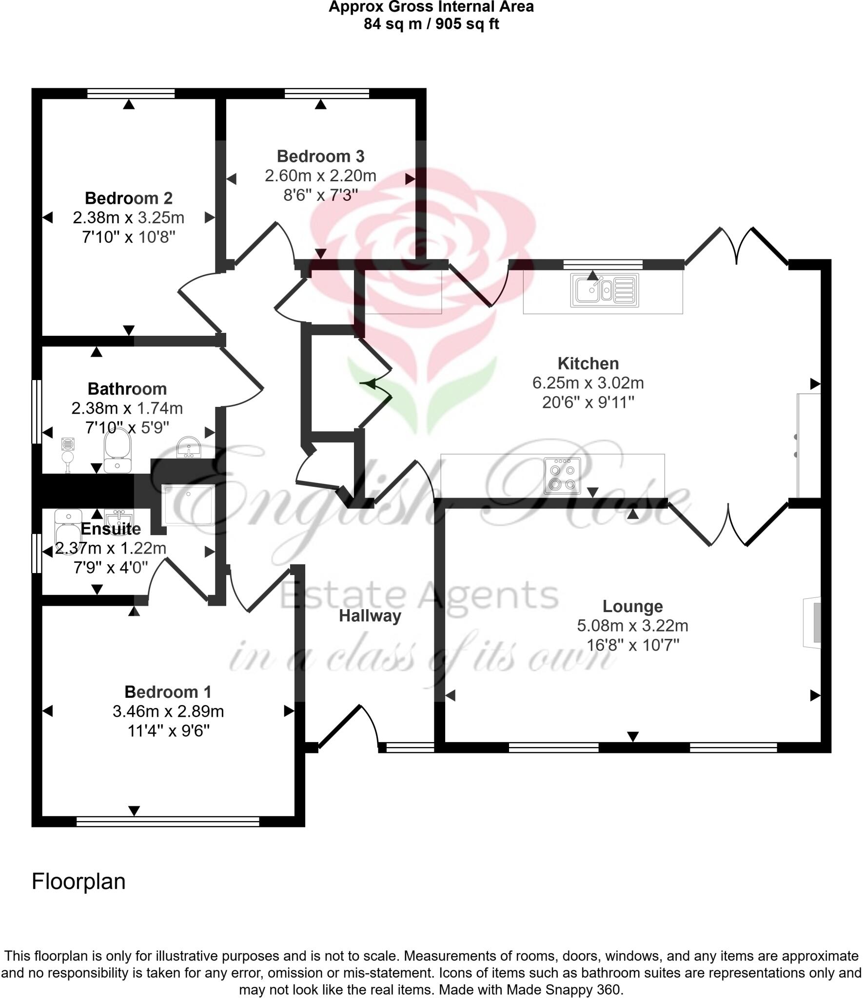 Cherrytree, Lowmoor Road, Kirkby in Ashfield floorplan