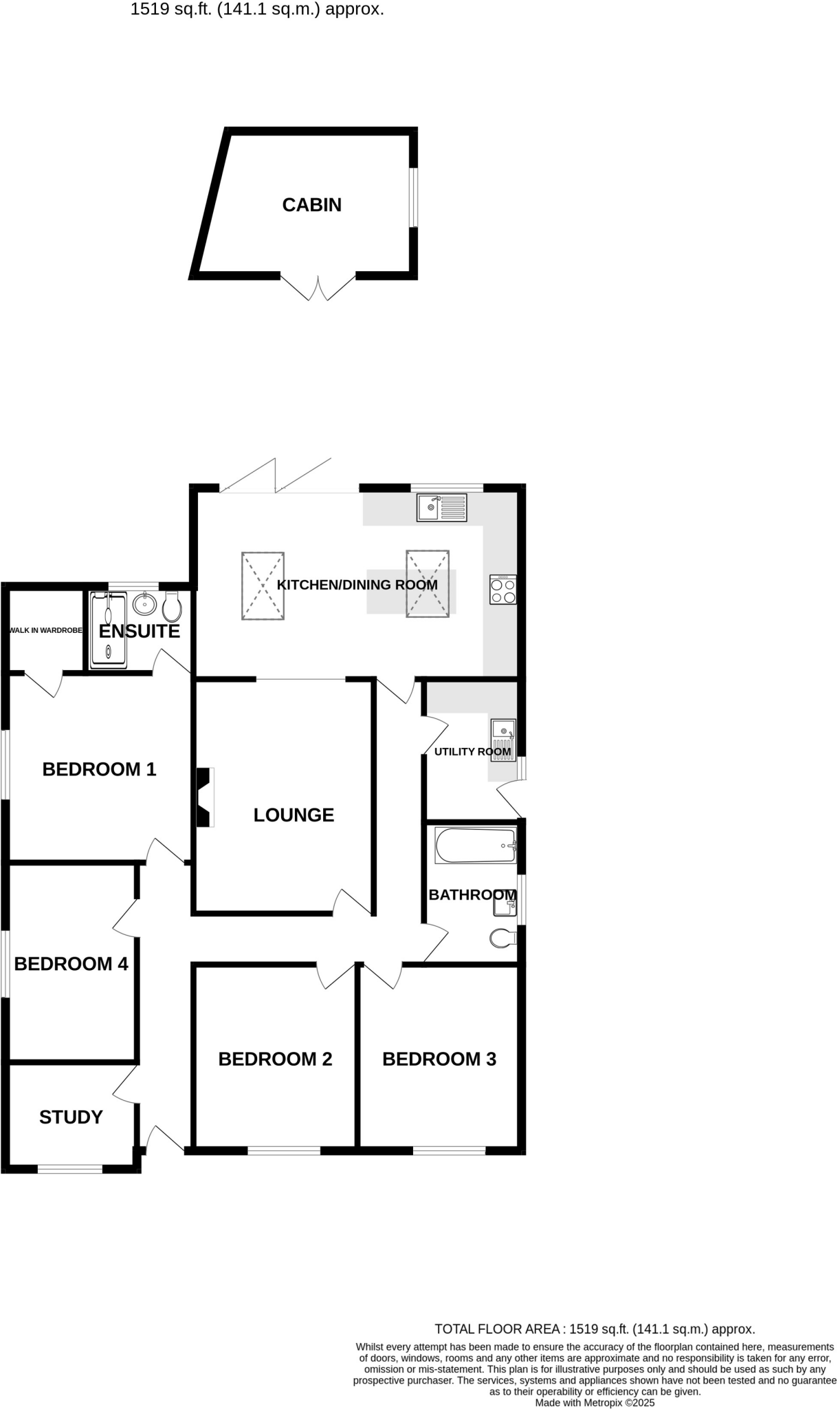 Walden House Road, Great Totham  floorplan