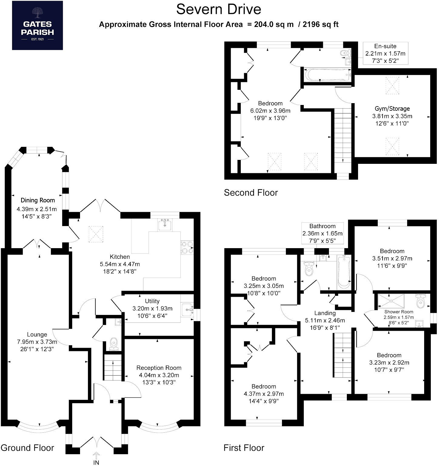 Severn Drive, Upminster, RM14 floorplan