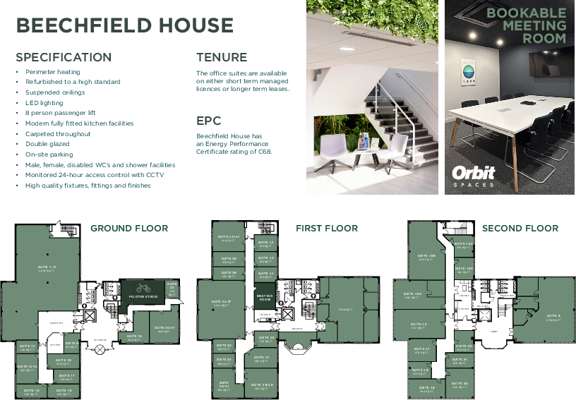 Beechfield House Floorplans