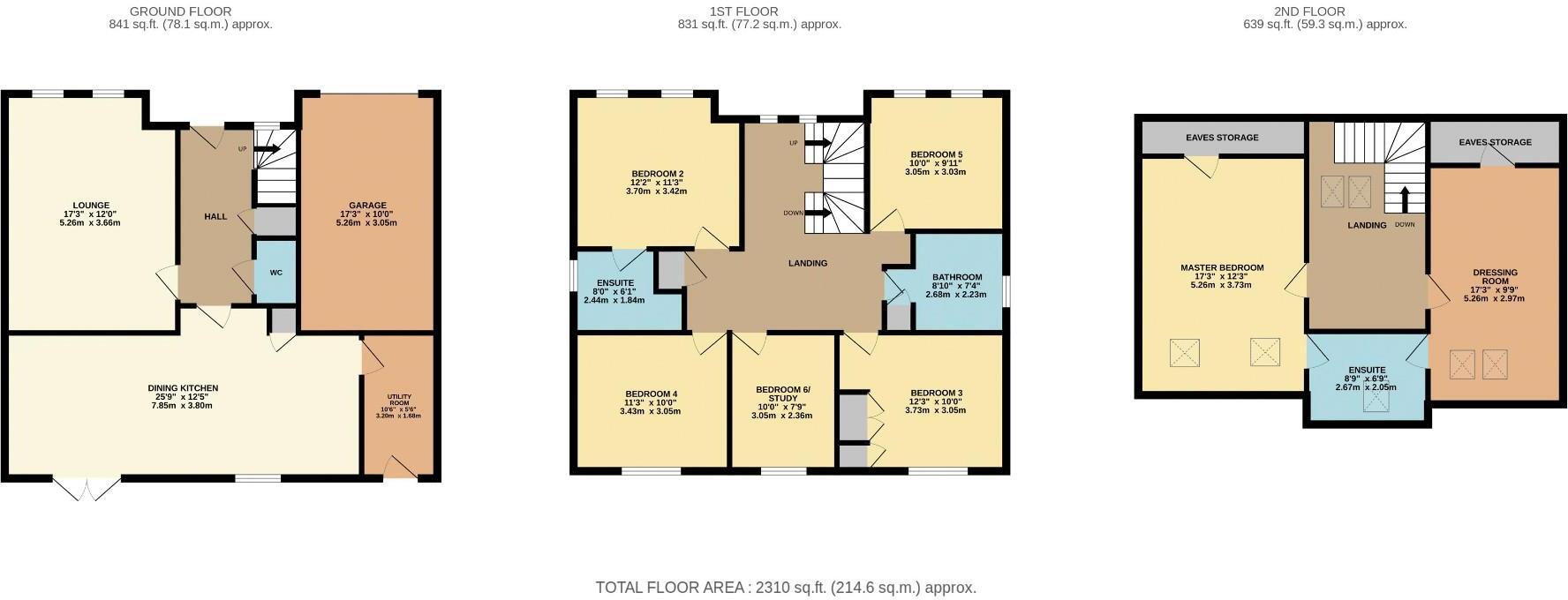 Scampston Drive, Beckwithshaw, Harrogate floorplan