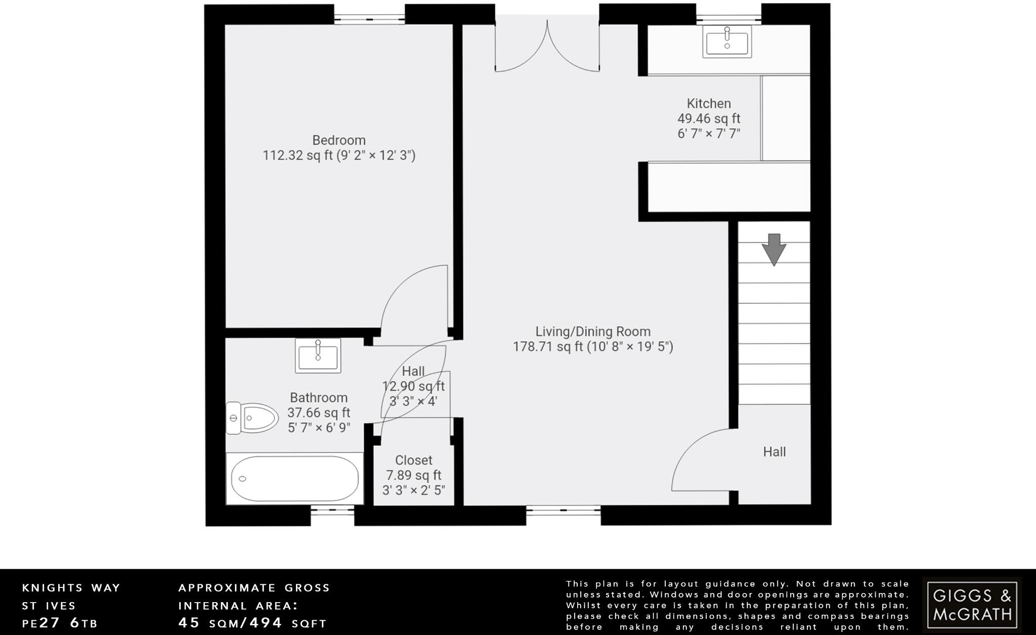 Knights Way, St. Ives, Cambridgeshire, PE27 6TB floorplan