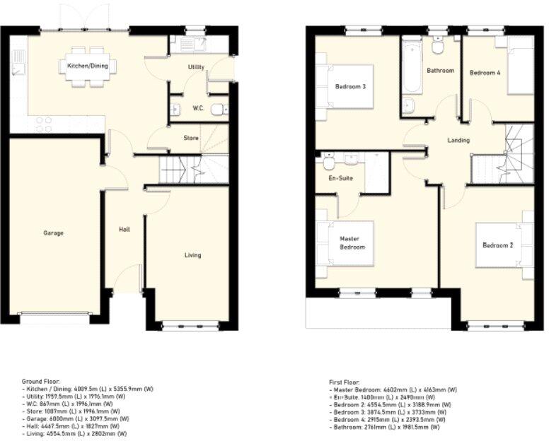 Plot 109, Etherley Moor, Bishop Auckland, DL14 floorplan