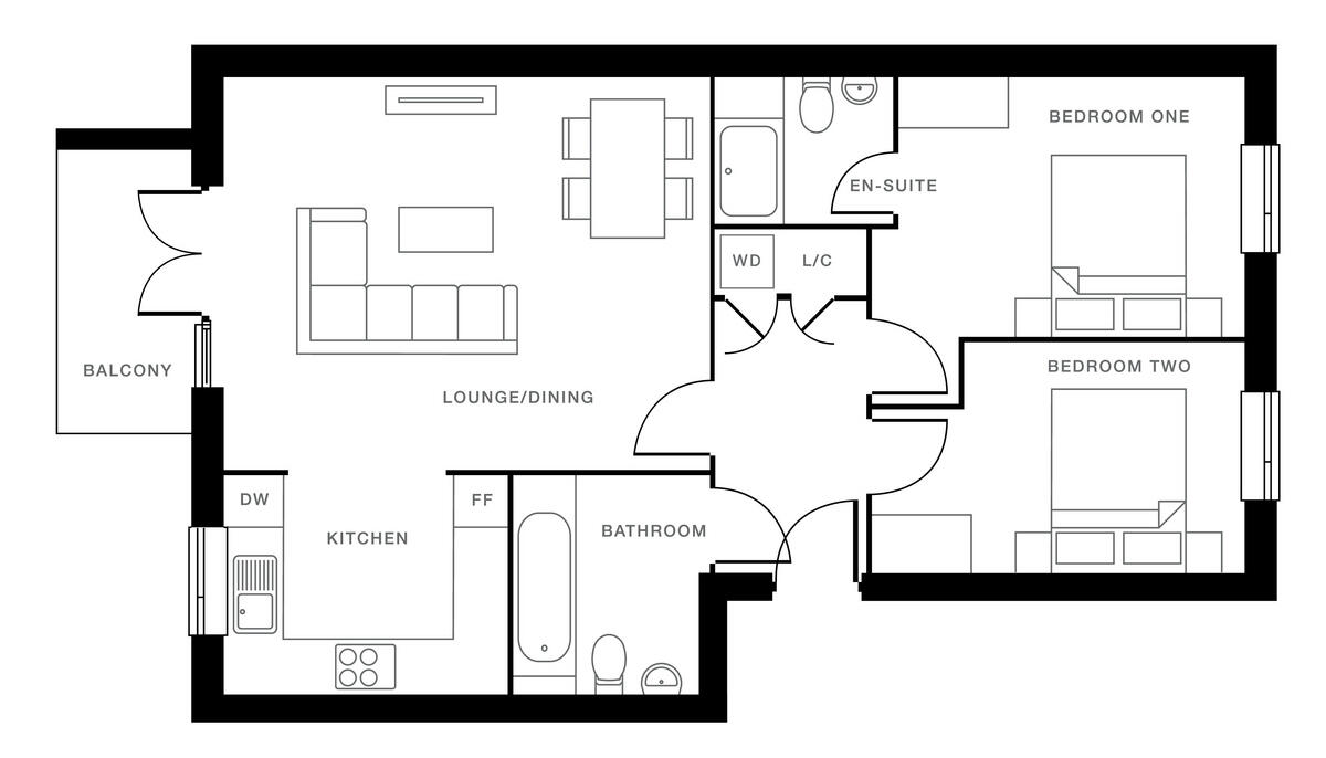 The Gelso, Aylesbury floorplan