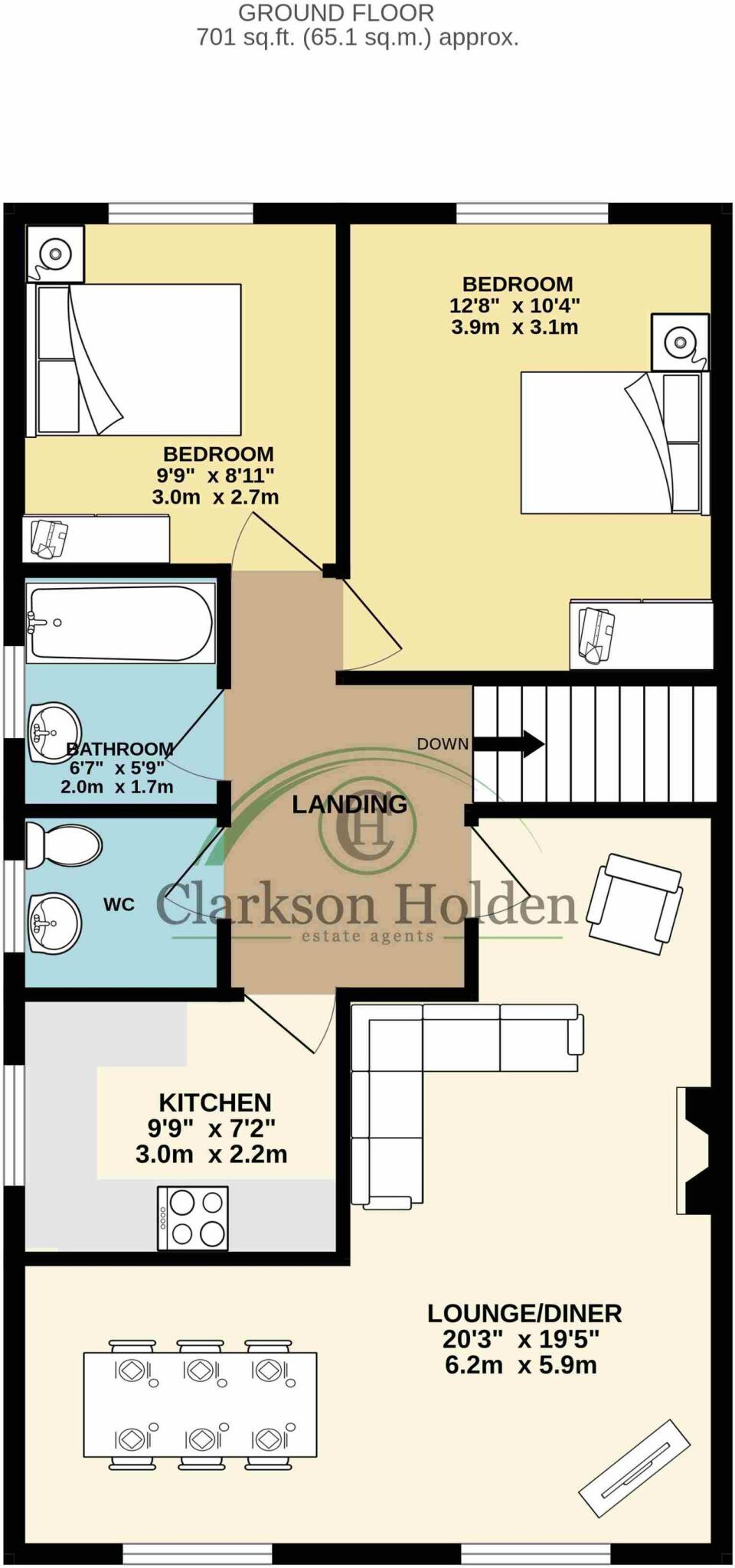 Newton Road, Ashton-On-Ribble, PR2 1DY floorplan
