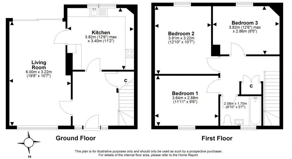 51 Lady Nairne Crescent, Duddingston, Edinburgh, EH8 7PB floorplan