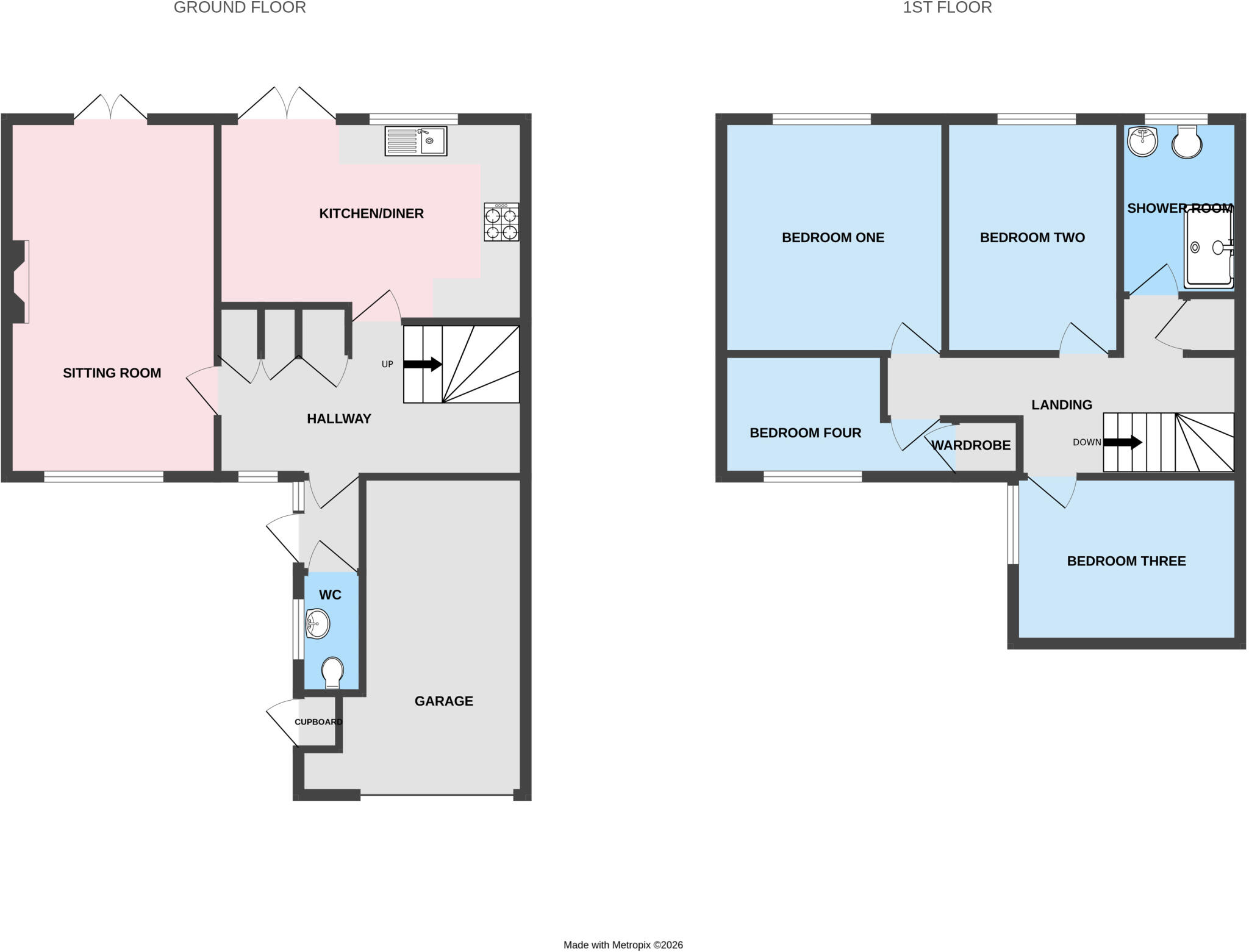 Dinthill, Telford, Shropshire, TF3 floorplan