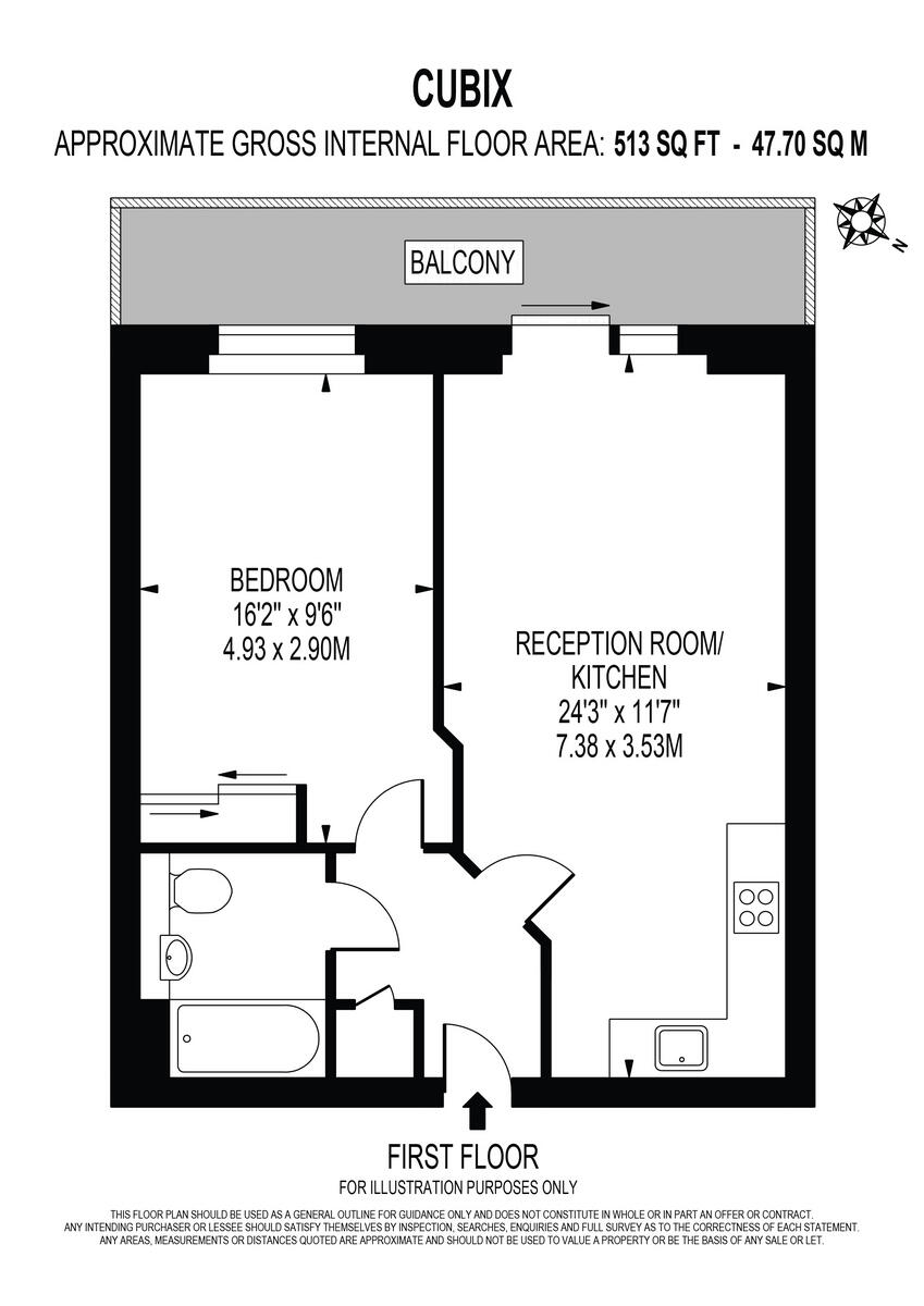 Violet Road, London floorplan