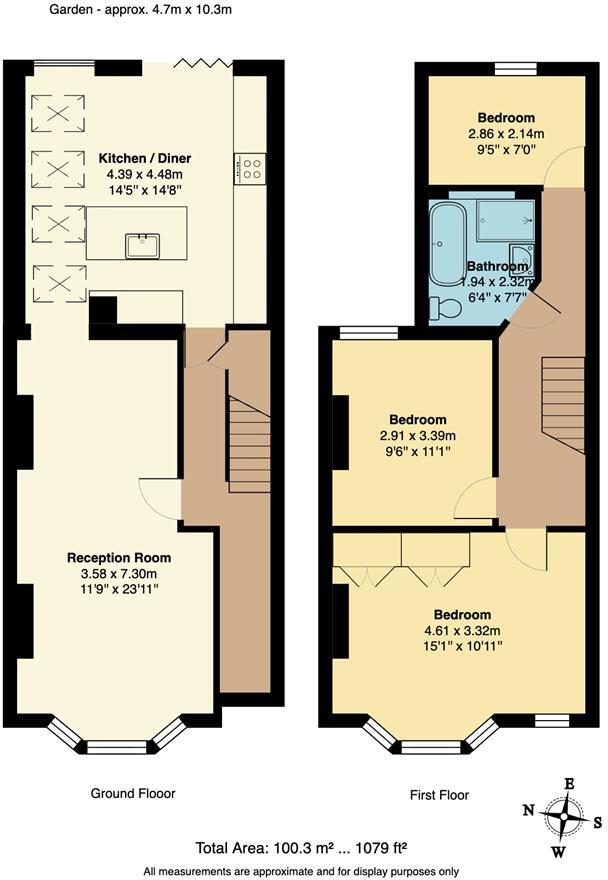 Evelyn Road, Walthamstow, London floorplan