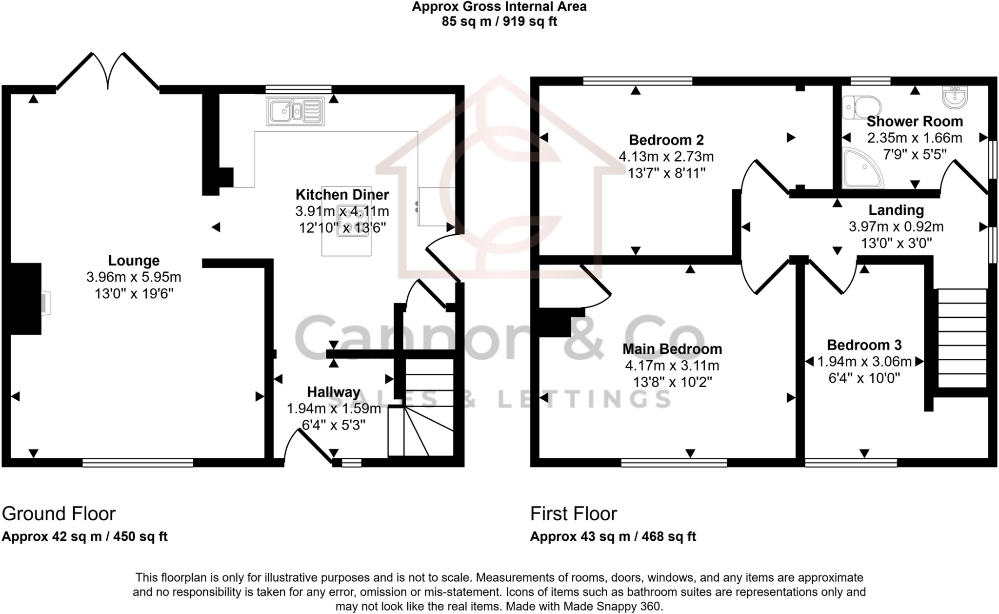 Coronation Avenue, Whittlesey, Peterborough, Cambridgeshire floorplan