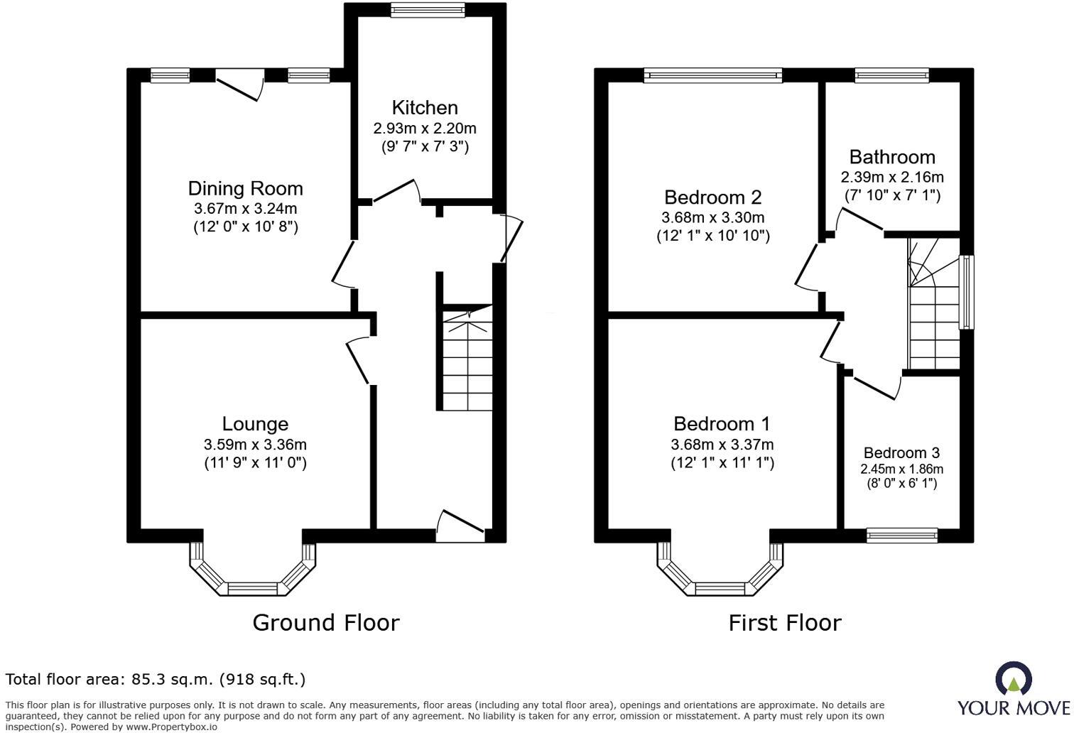 Himley Road, Gornal Wood, Dudley, West Midlands, DY3 floorplan