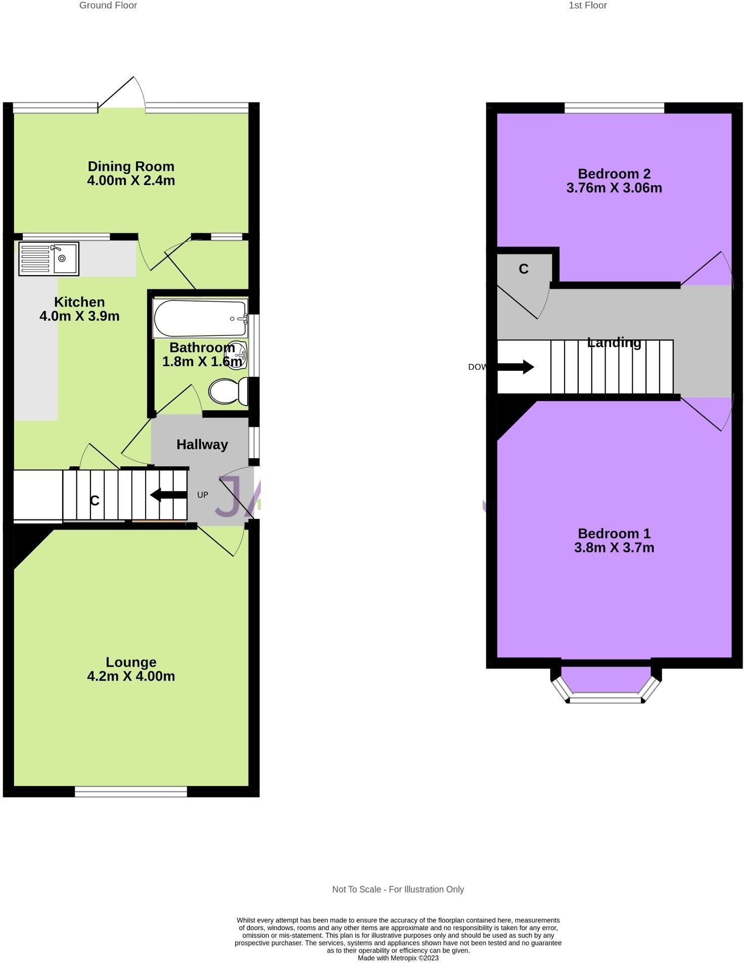 Tufton Road, Rainham, Gillingham, Kent, ME8 floorplan