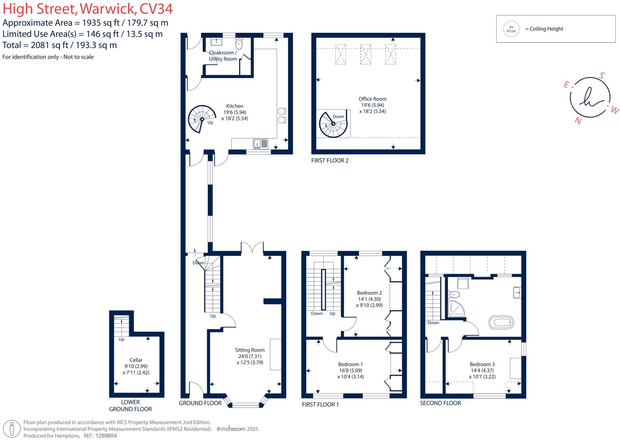 High Street, Warwick, CV34 floorplan