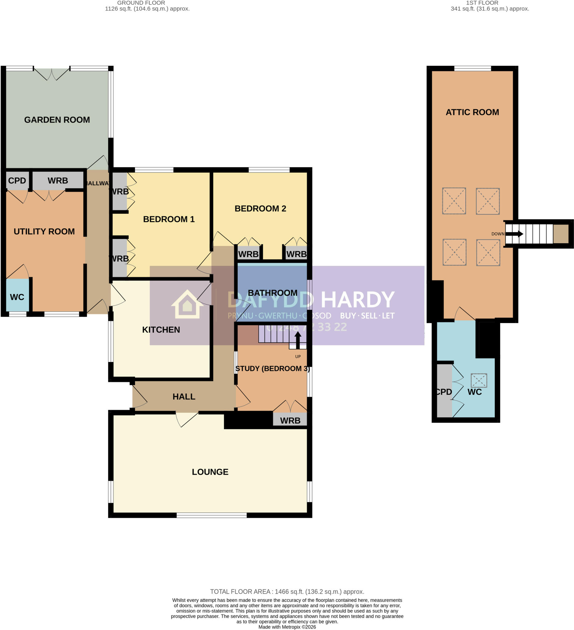 Cae Cnyciog, Llanfairpwll, Isle of Anglesey, LL61 floorplan