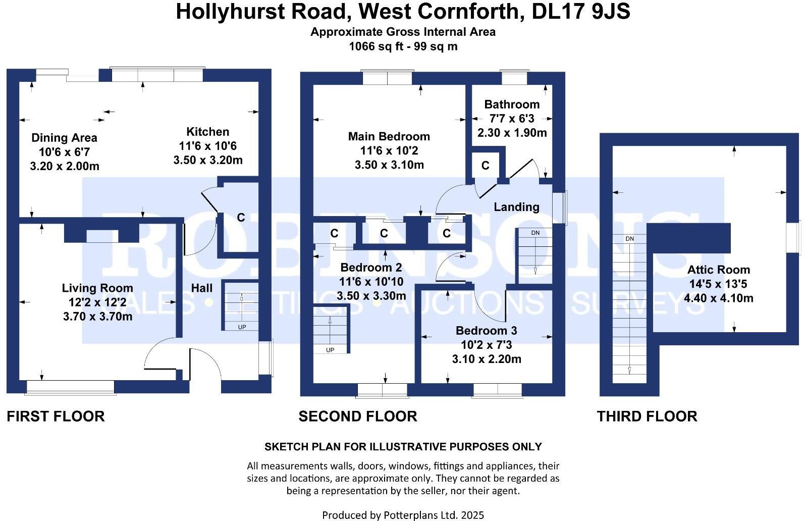 Hollyhurst Road, West Cornforth, floorplan