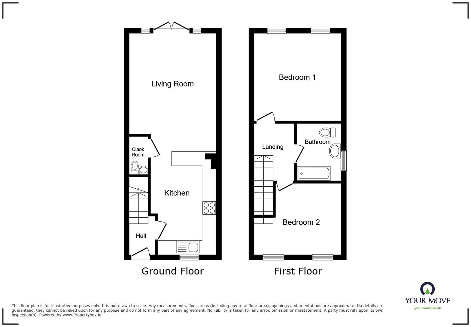 Ennerdale Road, Cleator Moor, Cumbria, CA25 floorplan