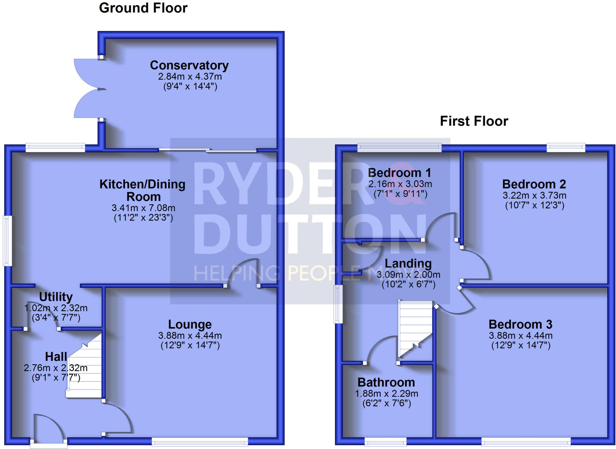 Langley Avenue, Middleton, Manchester, M24 floorplan