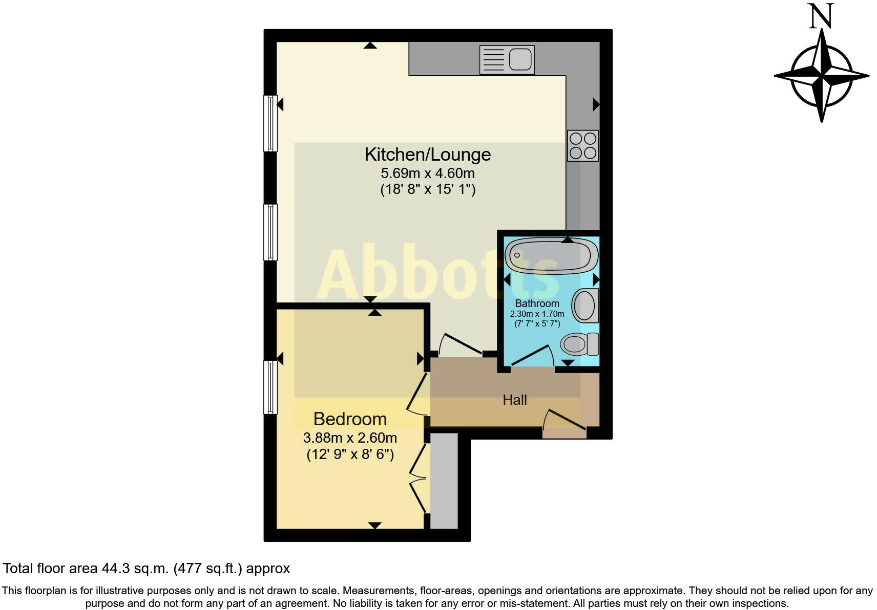 Broomfield Road, Chelmsford, Essex, CM1 floorplan