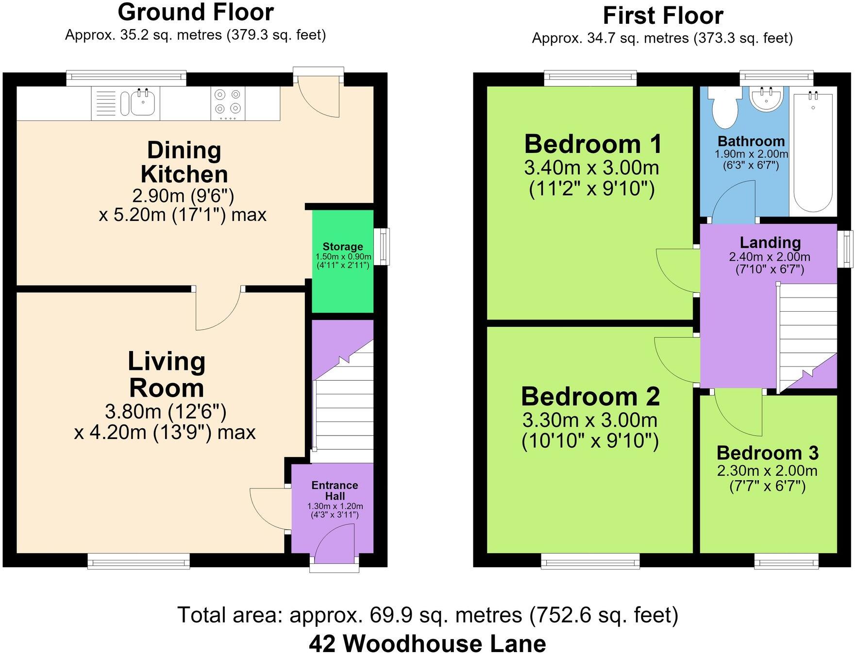 Woodhouse Lane, Bolsover, S44 floorplan