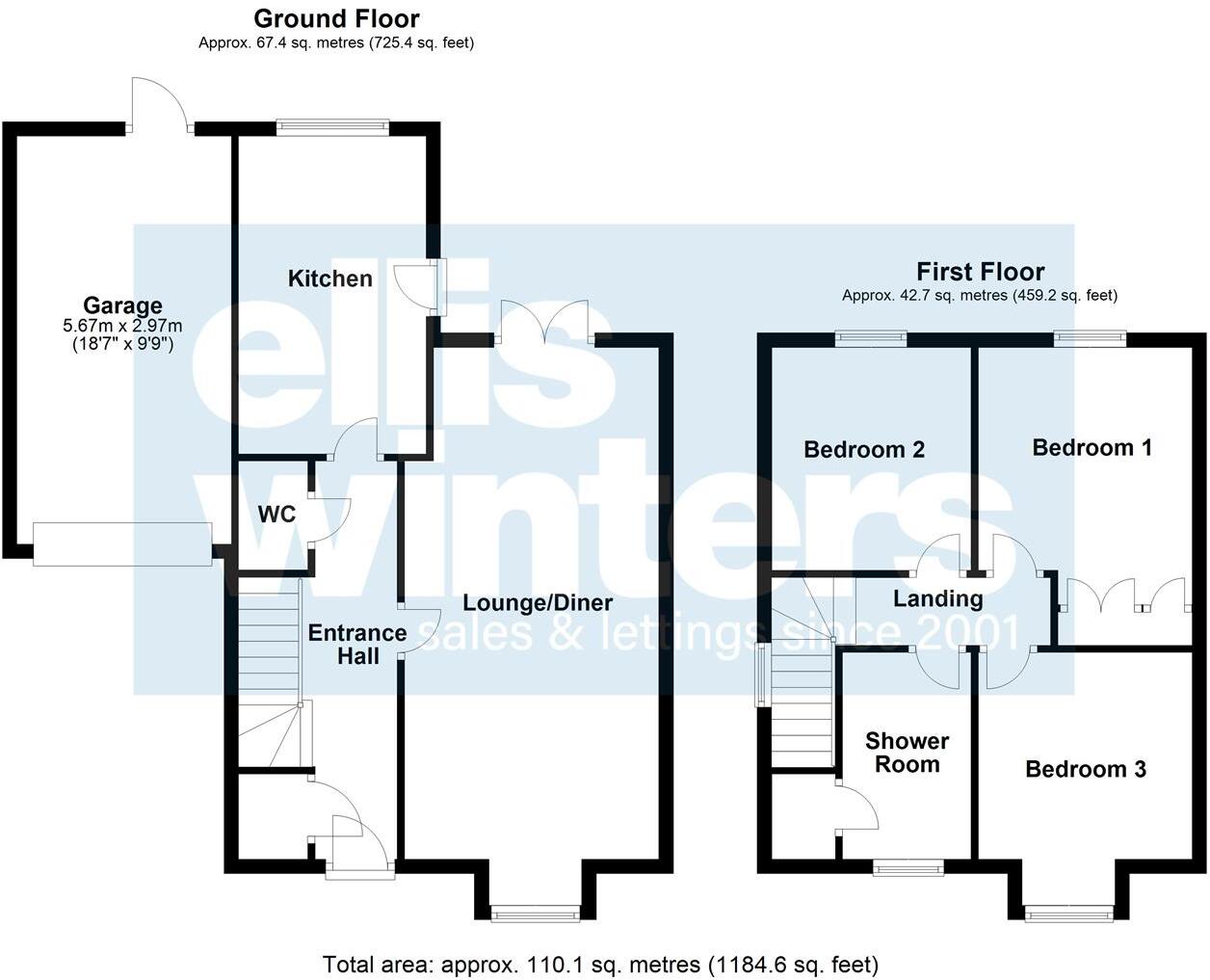 Gardeners Lane, Hartford, Huntingdon floorplan