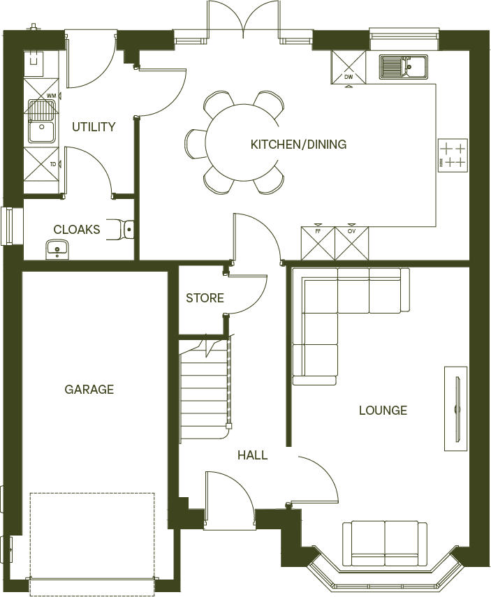 Swn y Mor,
Gronant Road,
Prestatyn,
LL19 floorplan