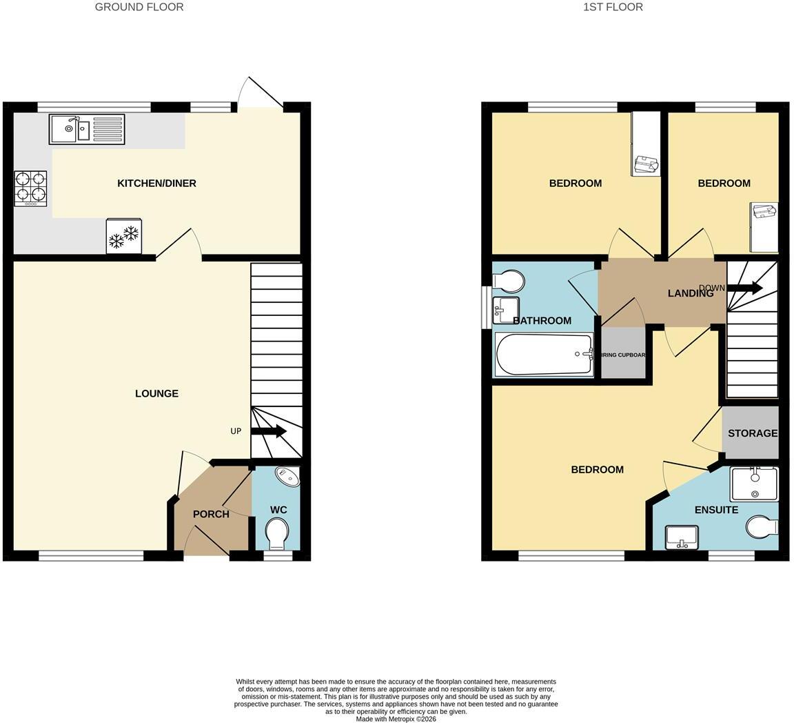 Starling Road, Buxton floorplan