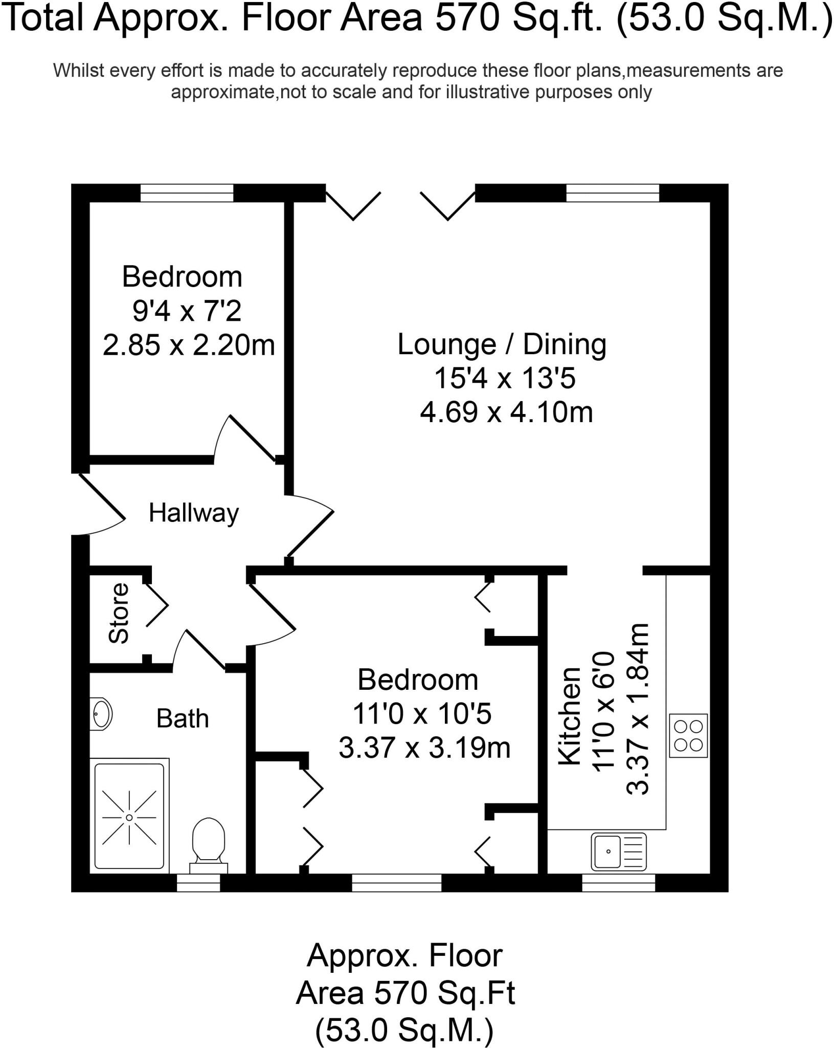 Bridge Avenue, Ormskirk floorplan