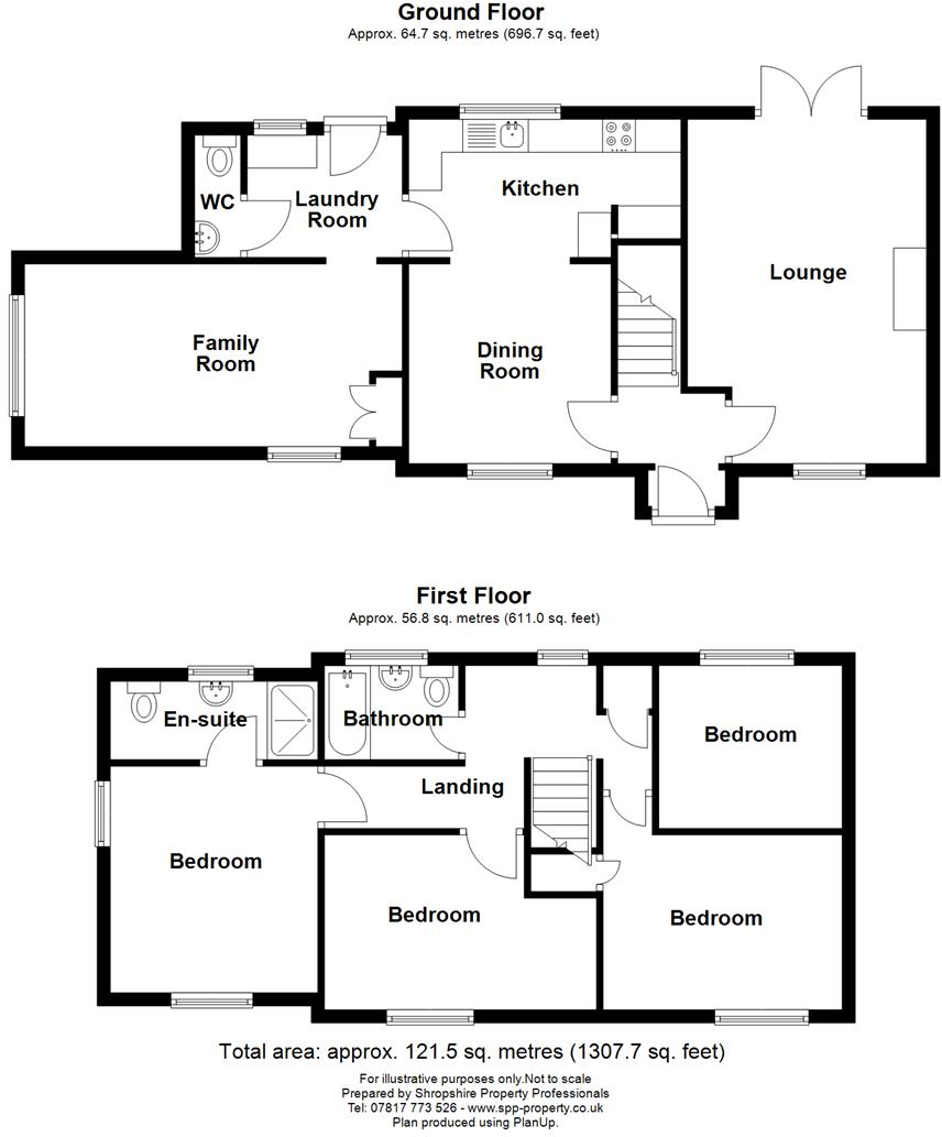 The Leasowes, Ford, Shrewsbury floorplan