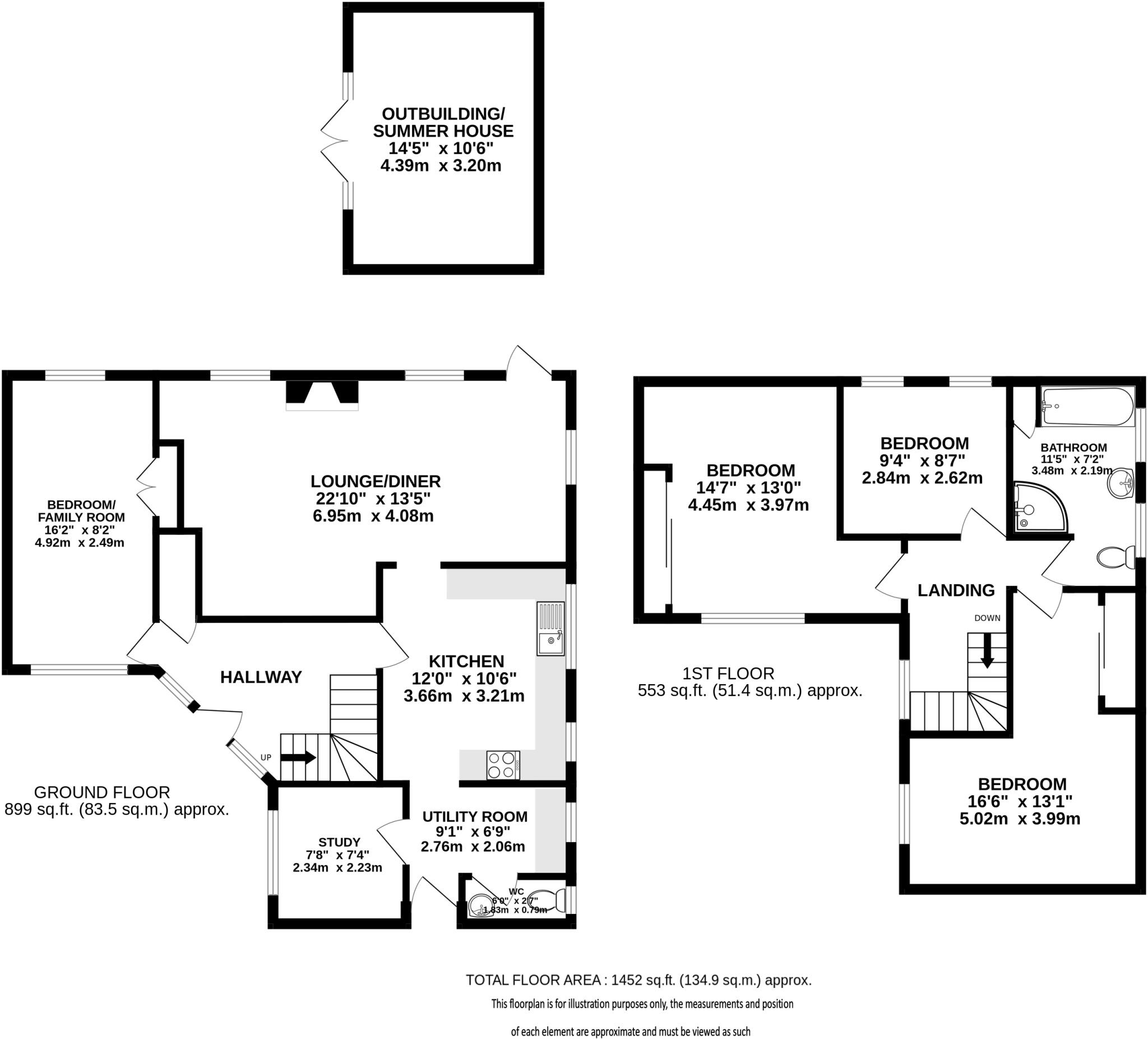 Conquerors Hill, Wheathampstead, St. Albans, AL4 floorplan