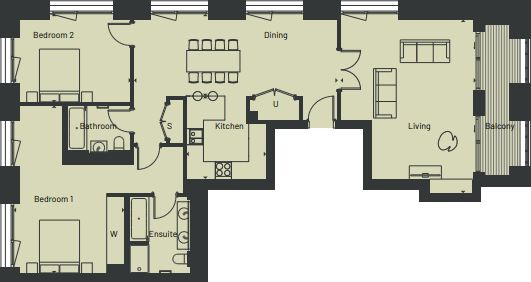 Fenwick Mansions, Newcastle Place, City Of Westminster, London floorplan