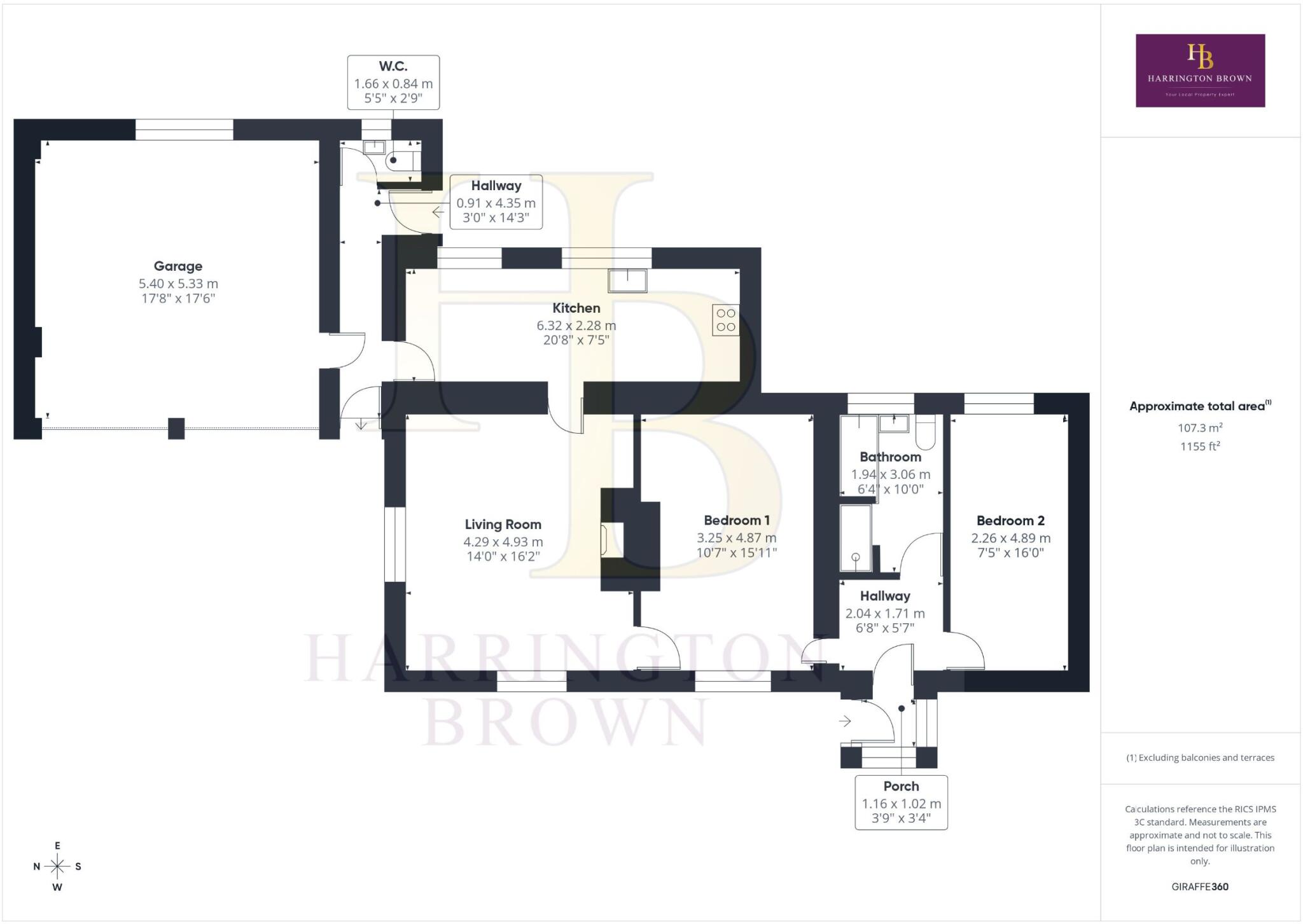 Beamish Burn Cottage, Beamish floorplan