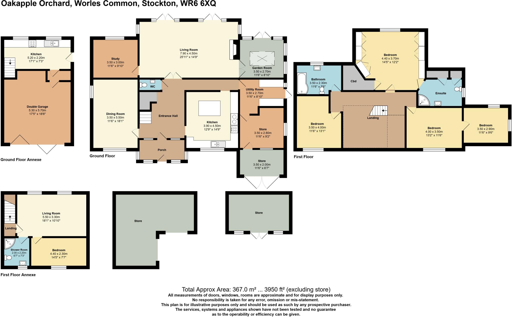Worles Common, Stockton, Worcester, Worcestershire, WR6 floorplan