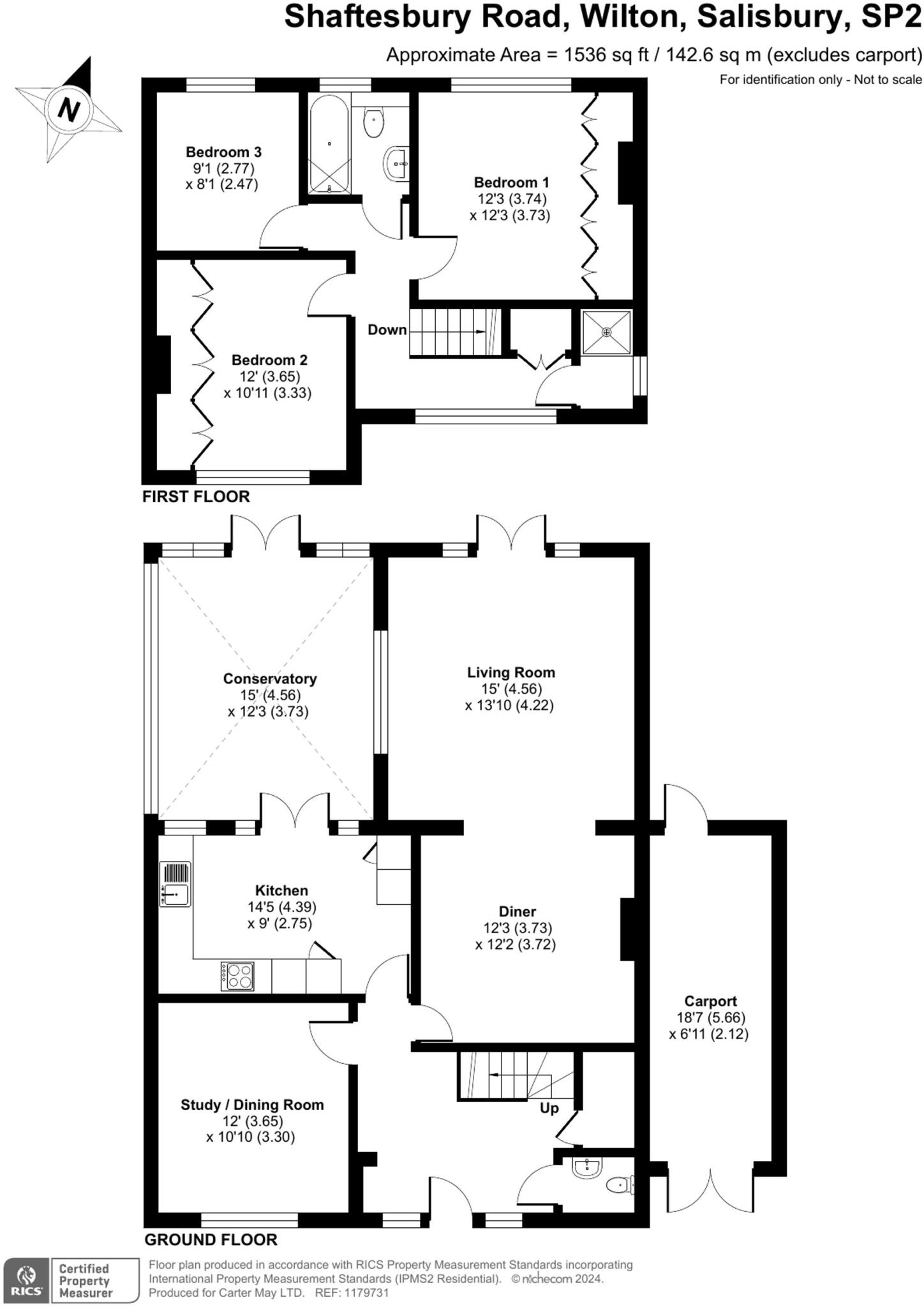 Shaftesbury Road, Wilton, SP2 floorplan
