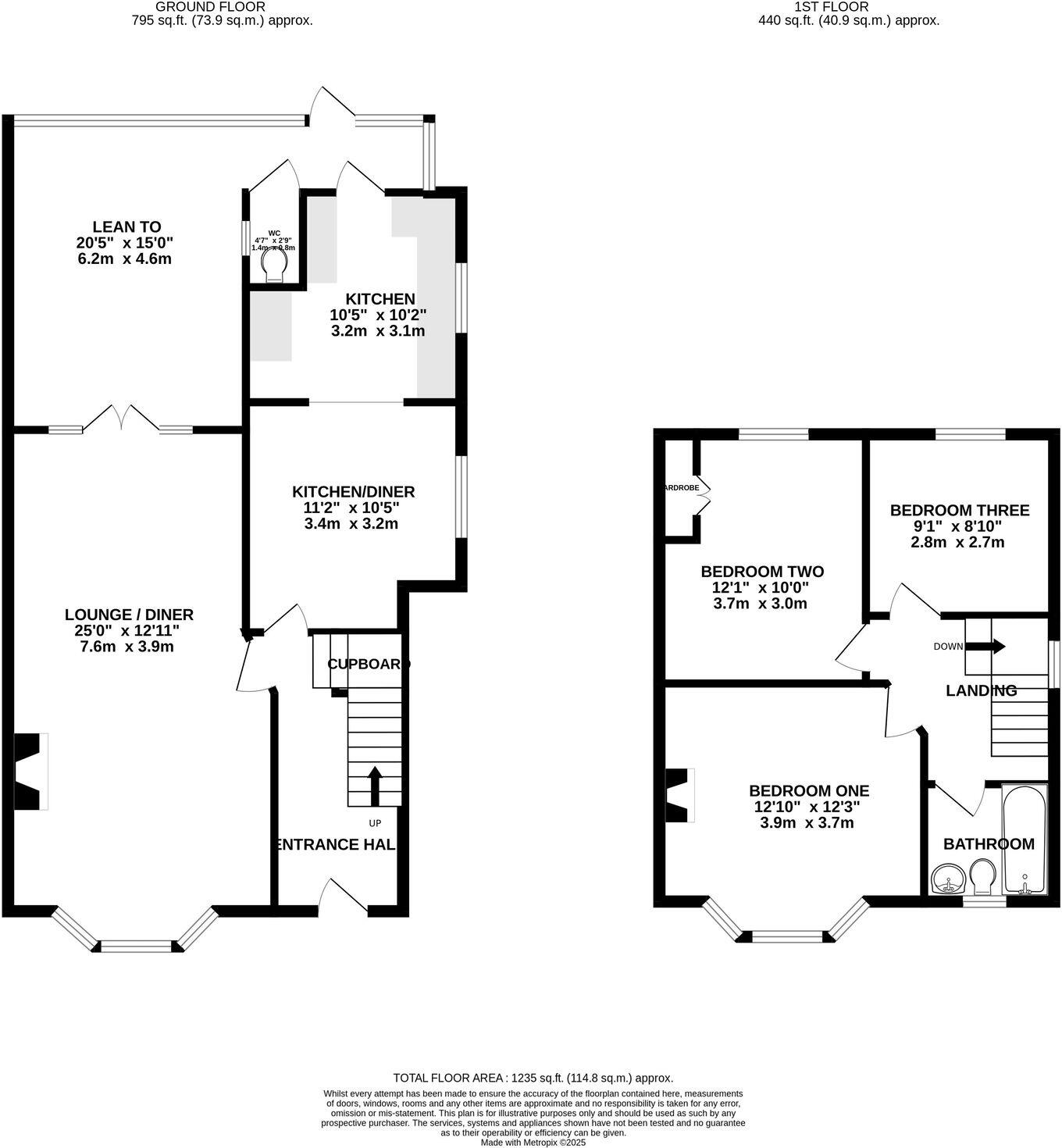 Hucclecote Rd, Hucclecote, Gloucester, GL3 floorplan