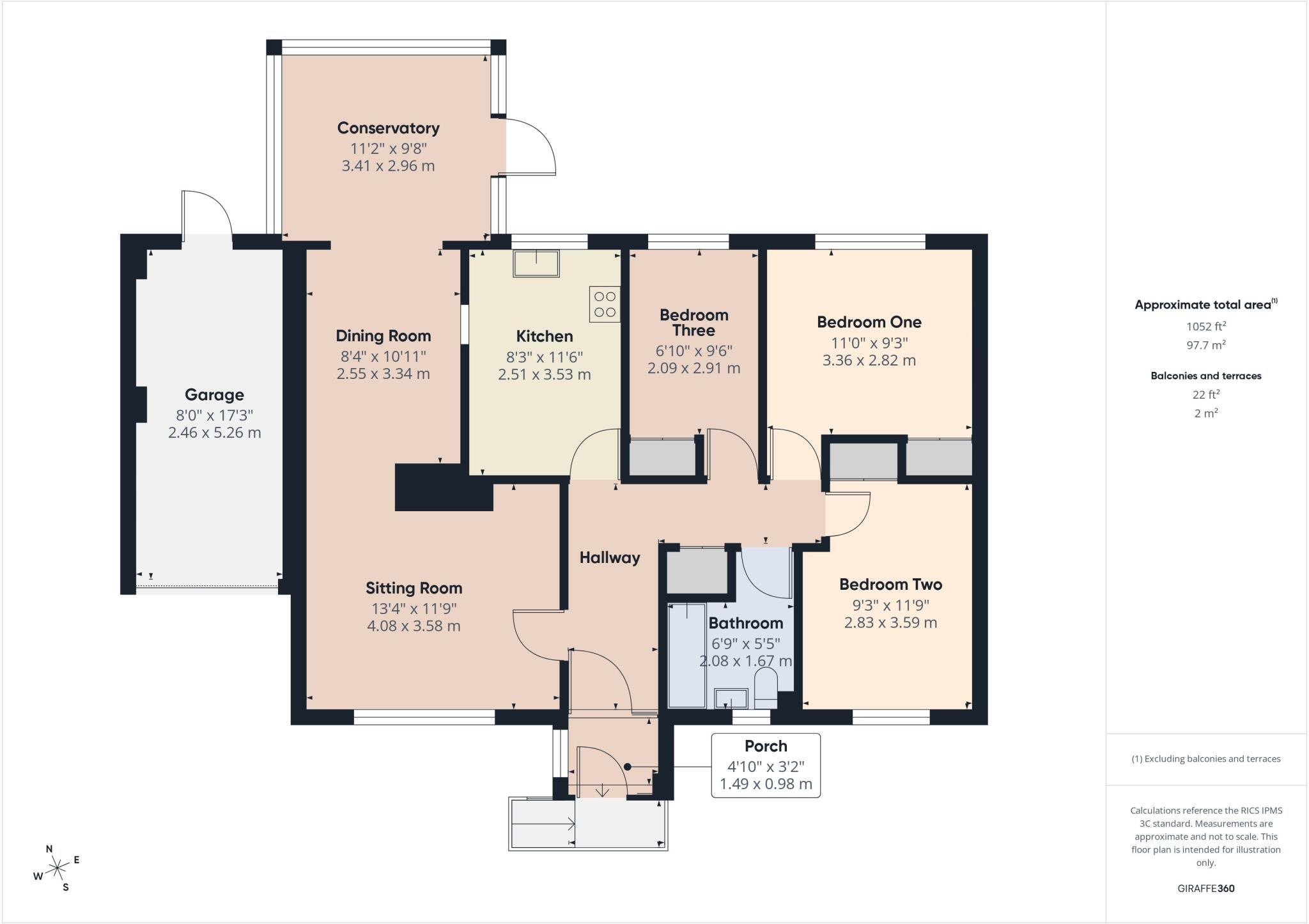 Sunridge Close, Midsomer Norton, Radstock, Somerset, BA3 floorplan