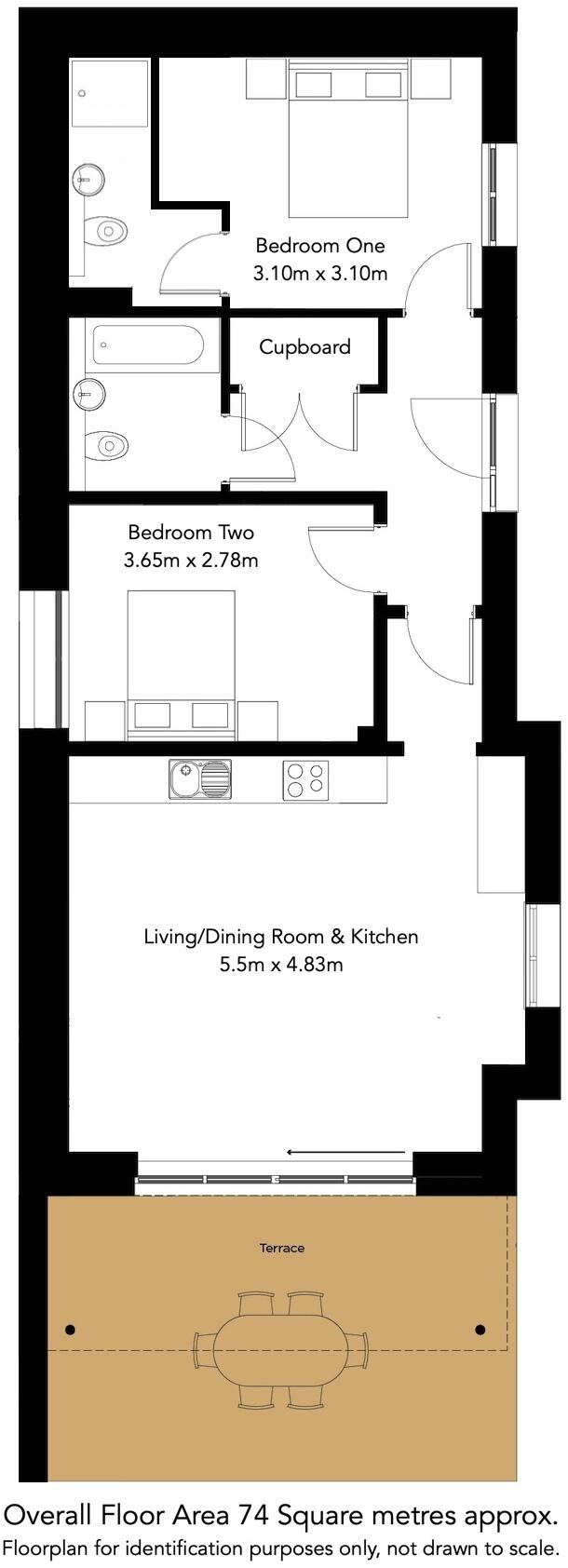 1 Knot Barn, Station Road, Padstow, Cornwall floorplan