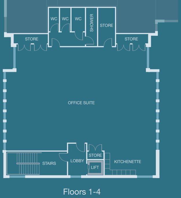 1st-4th Floorplan