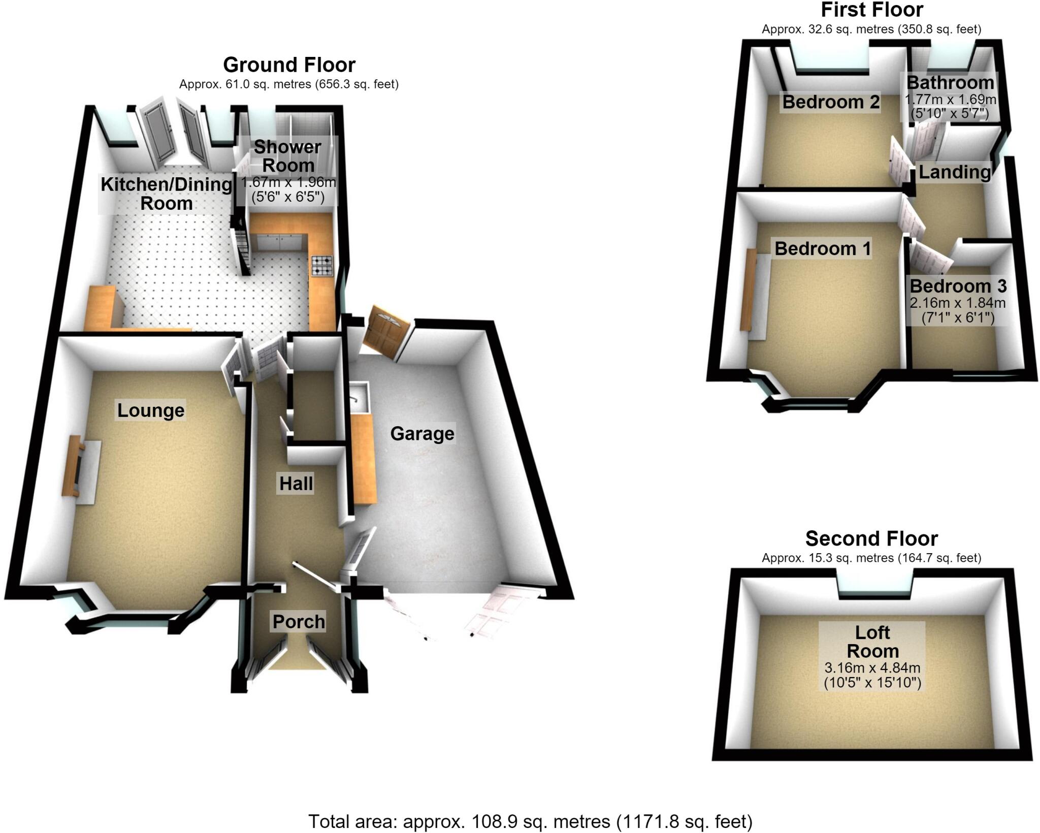 Chelmsley Lane, Marston Green , Birmingham floorplan
