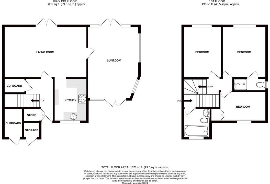 7 Albany Place, Woodhall Spa floorplan