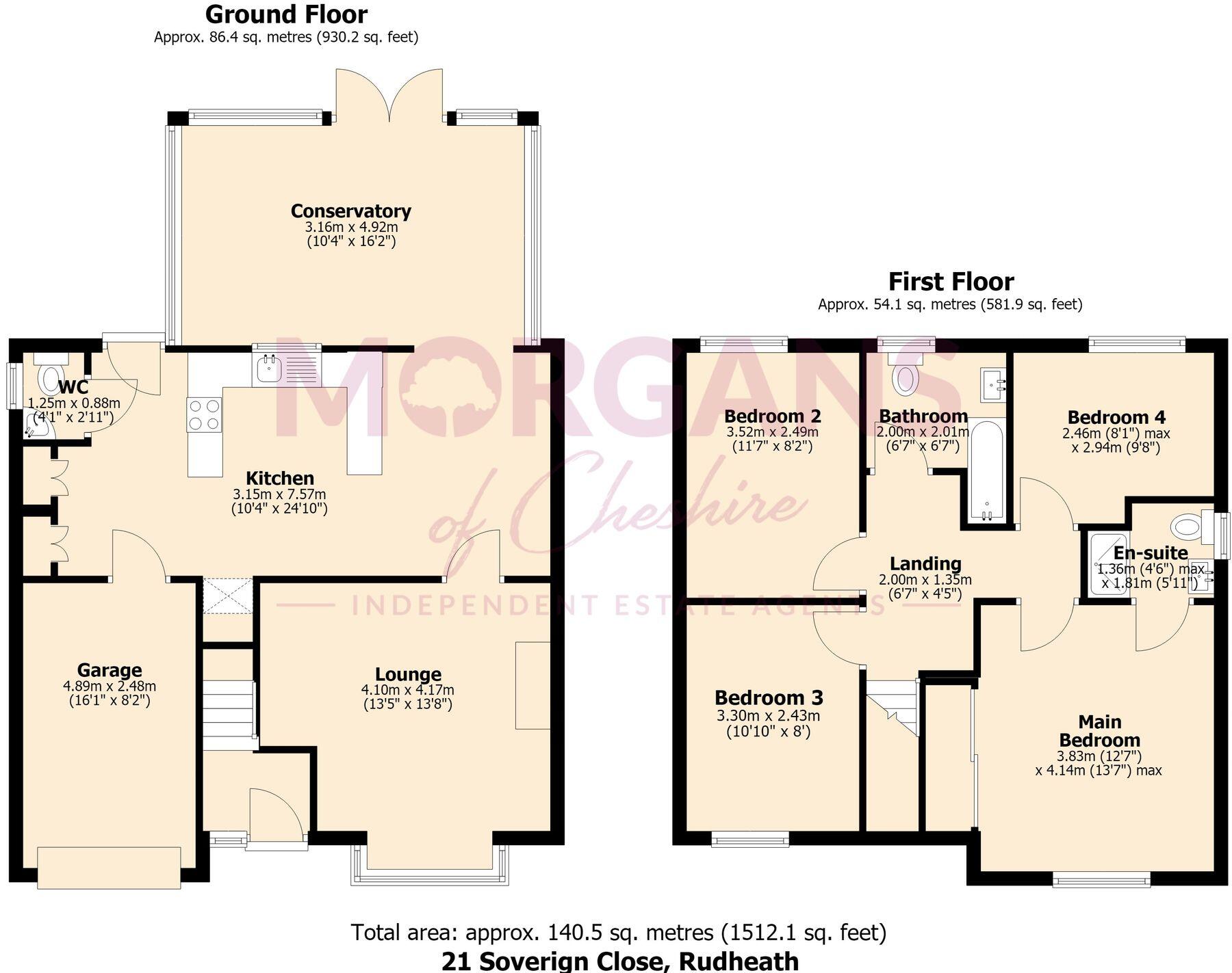 Sovereign Close, Rudheath, CW9 floorplan