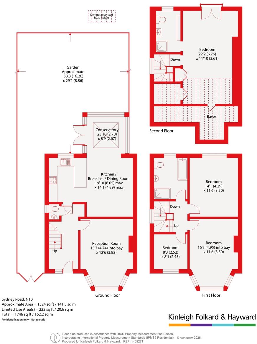 Sydney Road, London, N10 floorplan