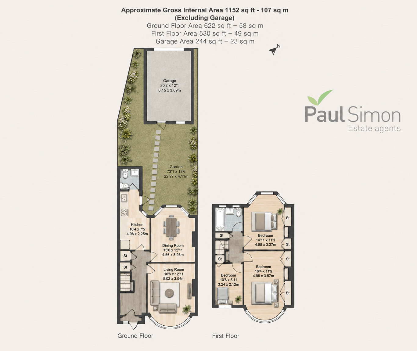 Hyde Park Avenue, Heart of Winchmore Hill,  N21 floorplan