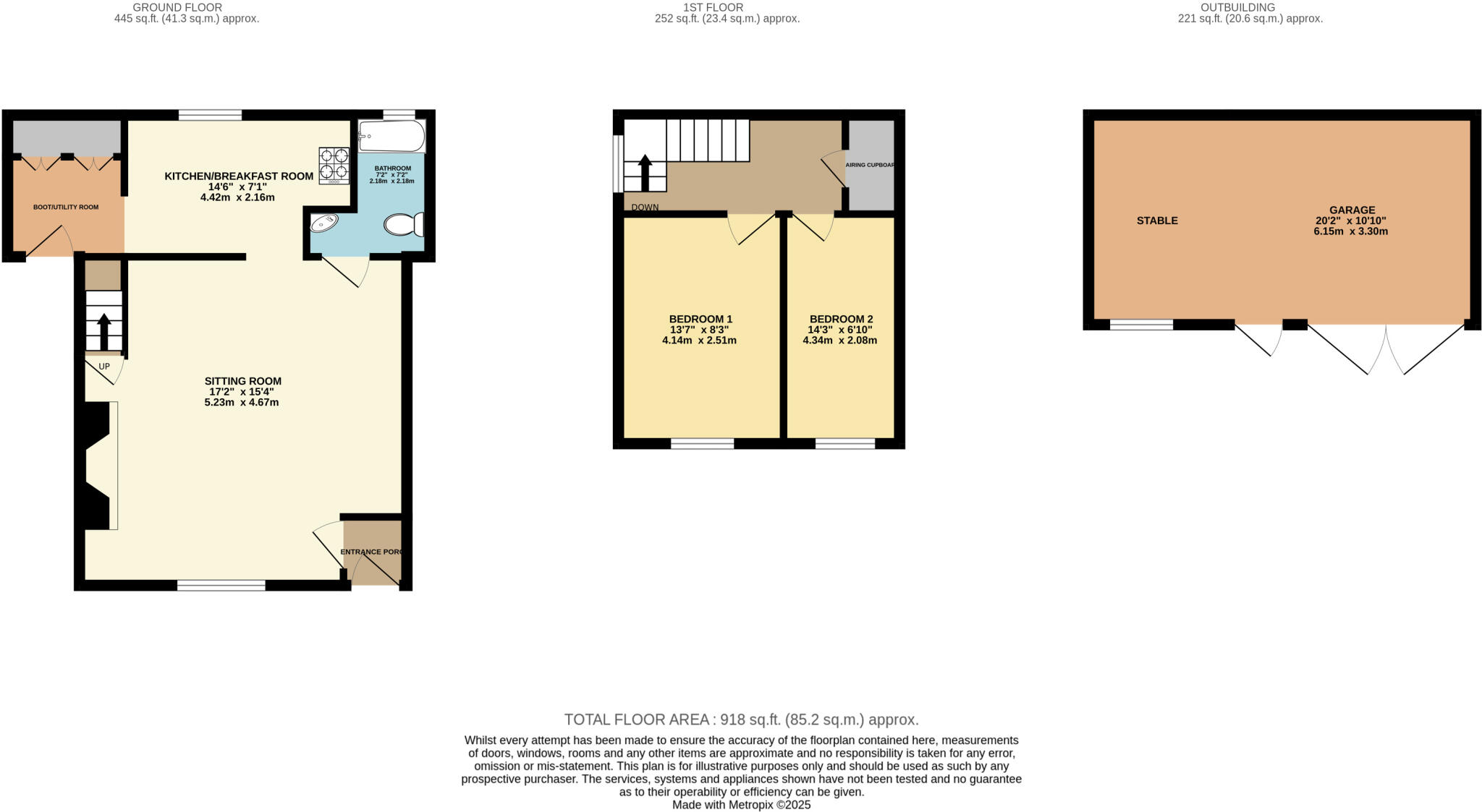 Old Cleeve, Minehead, Somerset, TA24 floorplan