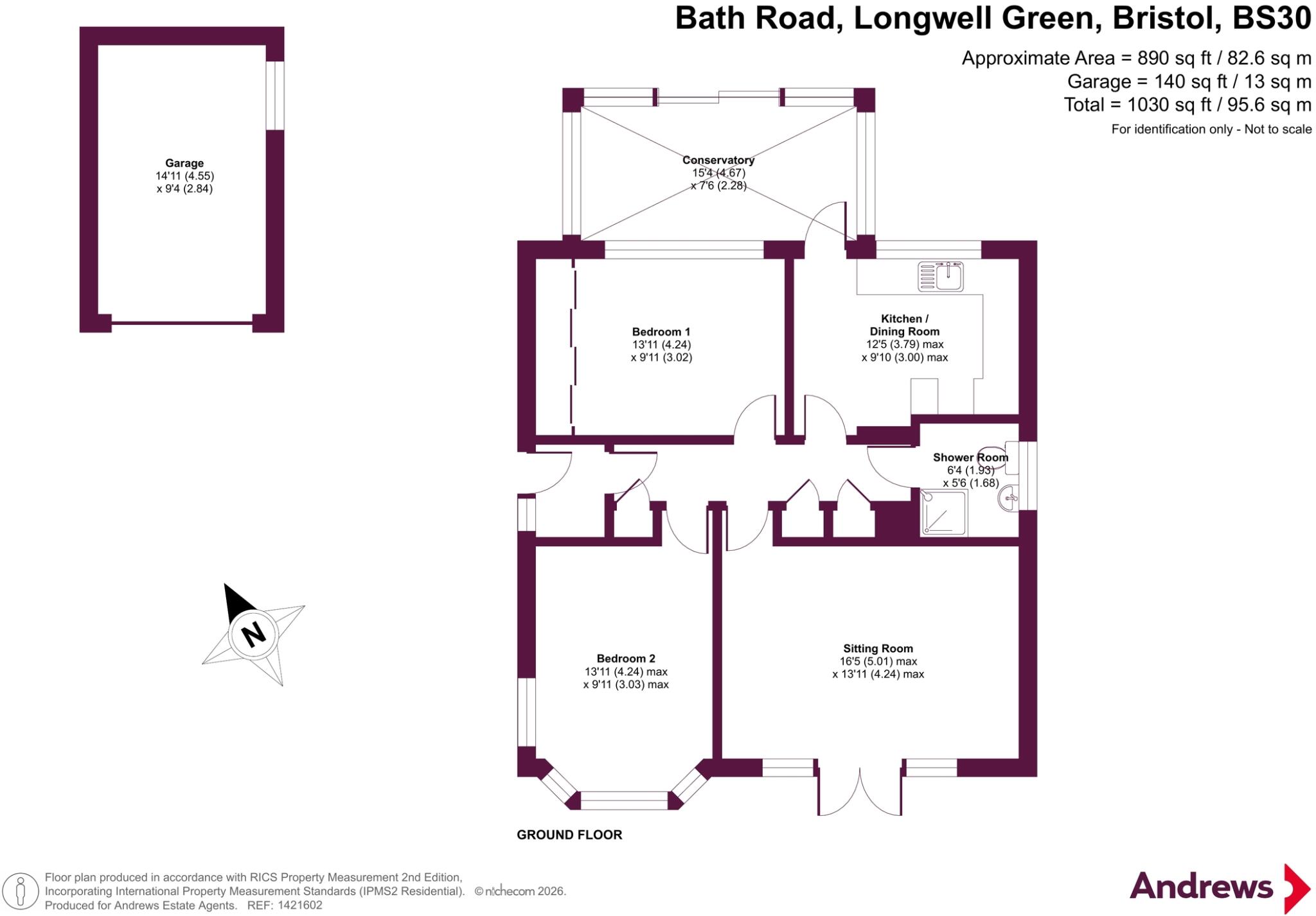 Bath Road, Longwell Green, Bristol, Gloucestershire, BS30 floorplan