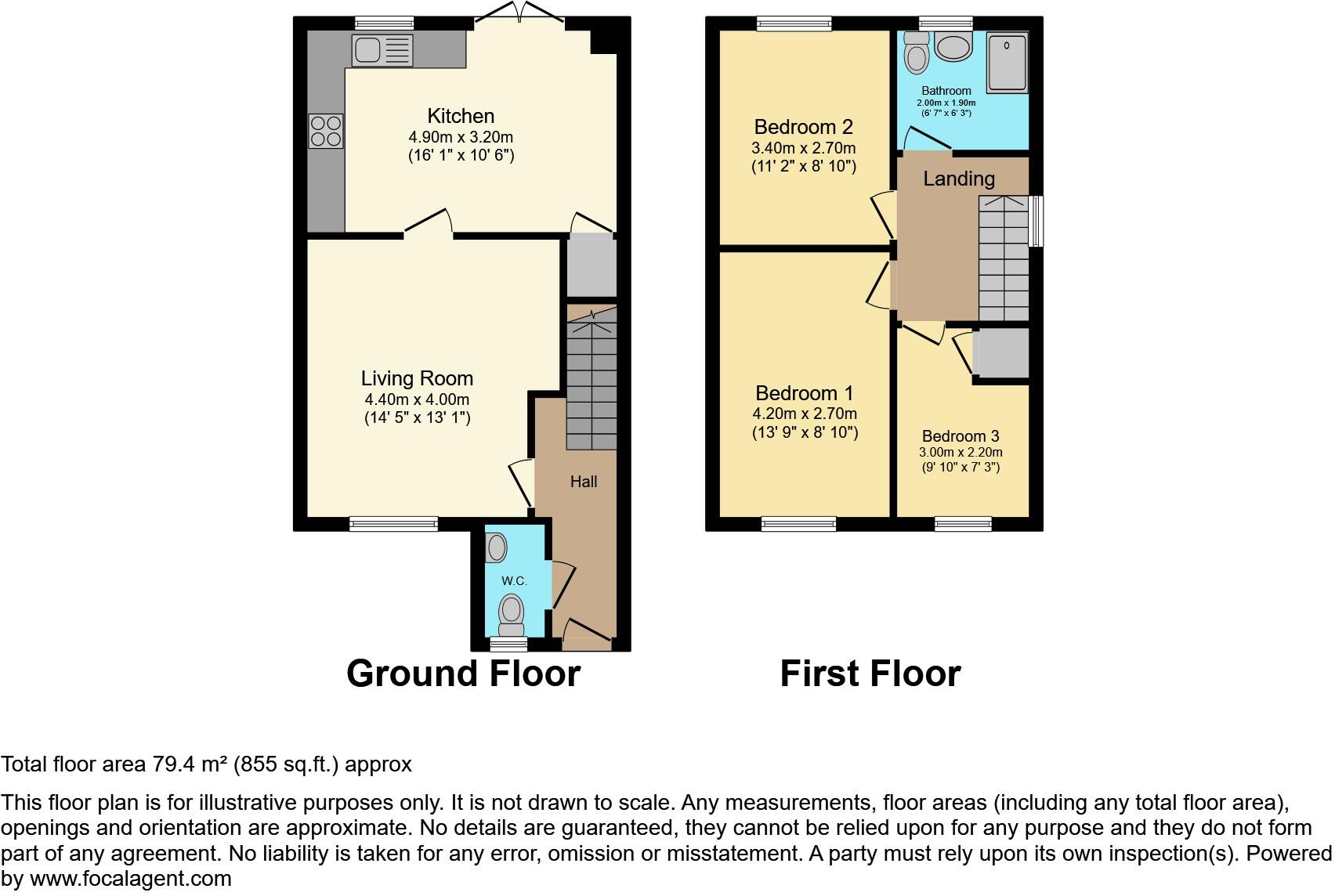 Brompton Drive, Bradford, BD10 floorplan