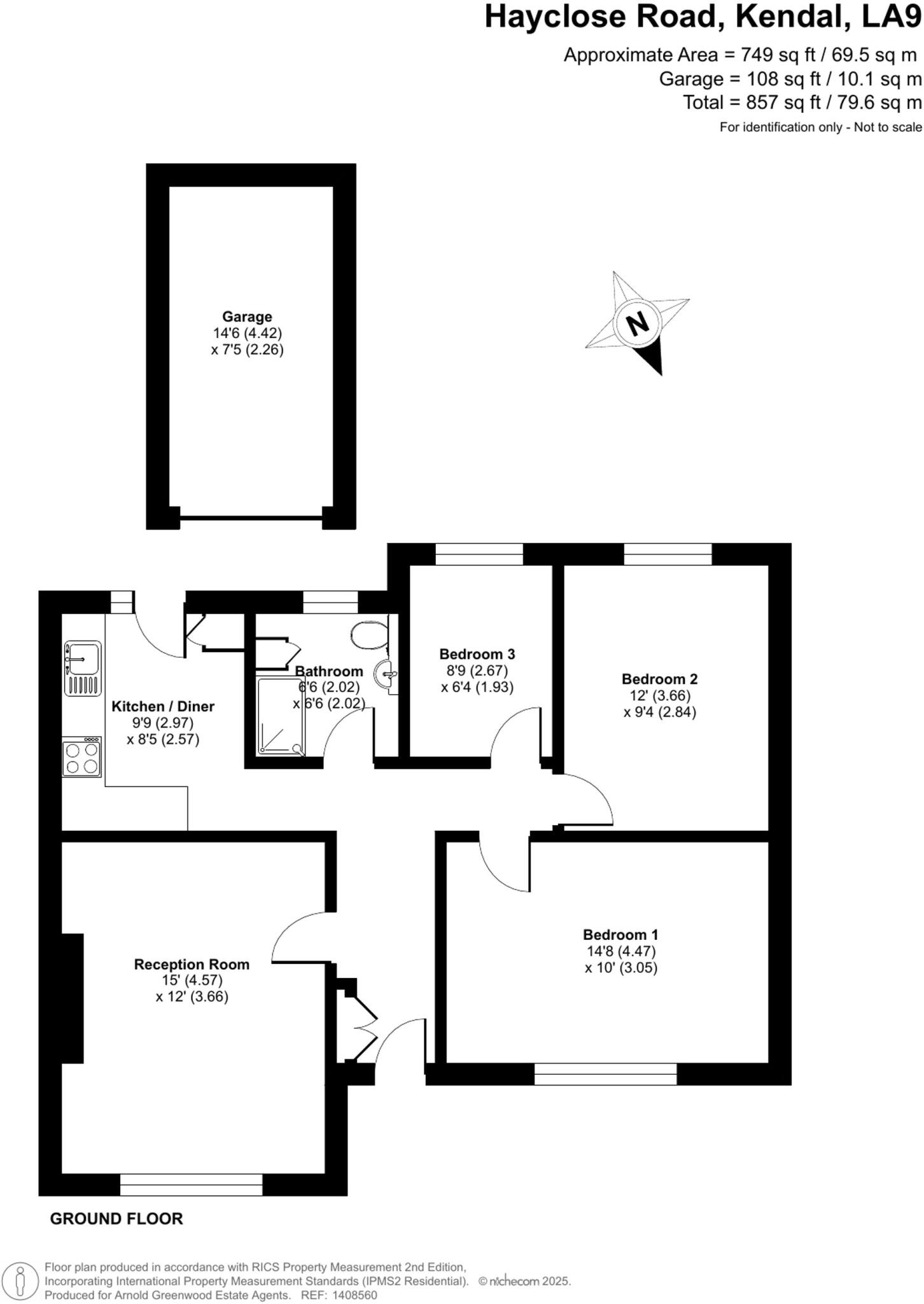 Hayclose Road, Kendal, LA9 floorplan