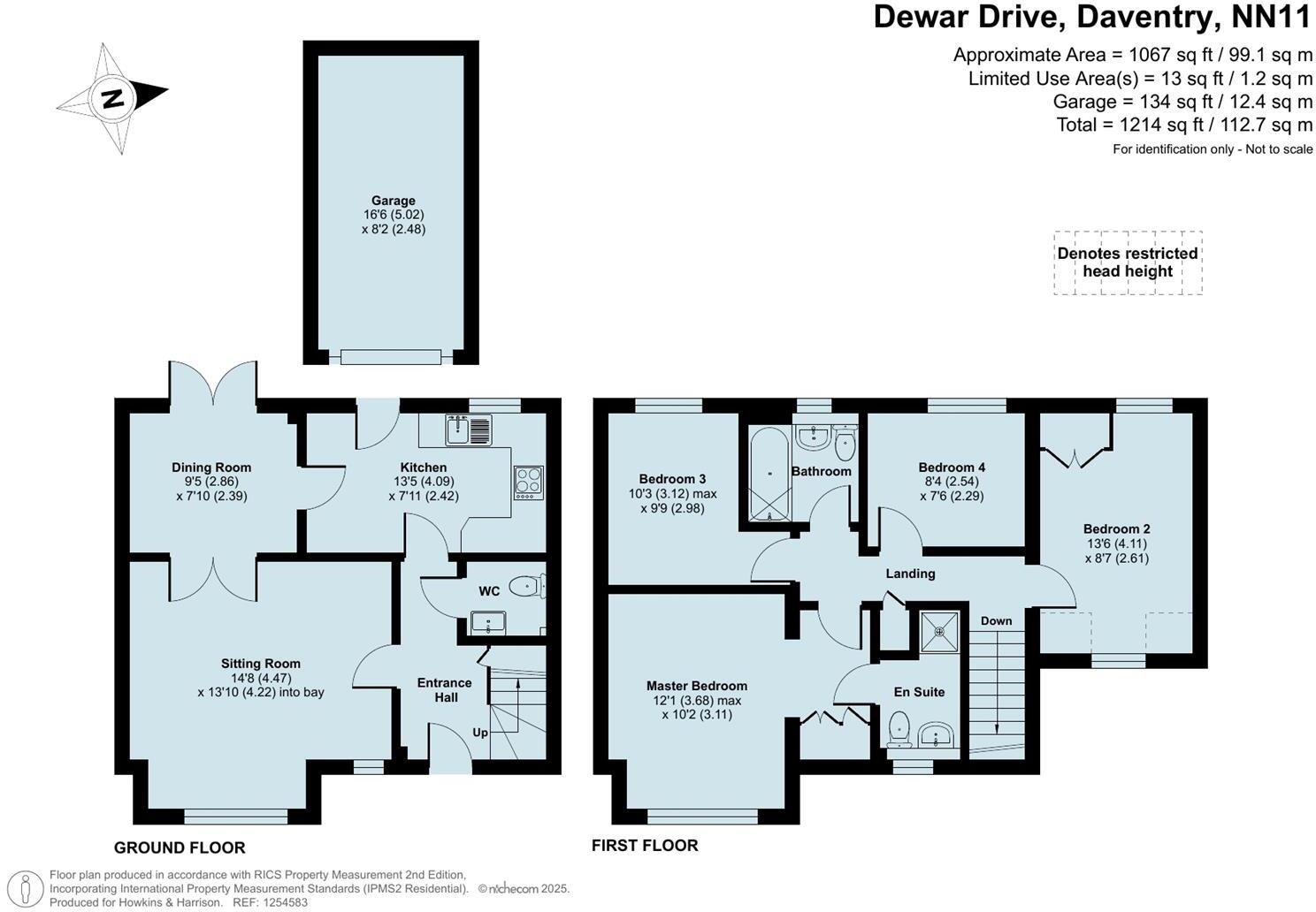 Dewar Drive, Daventry, NN11 floorplan