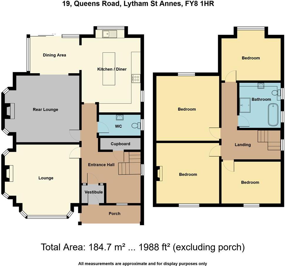 Queens Road, Lytham St Annes floorplan